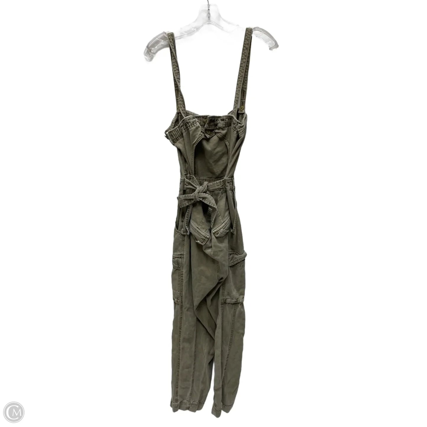 Jumpsuit By Free People In Green Denim, Size: M