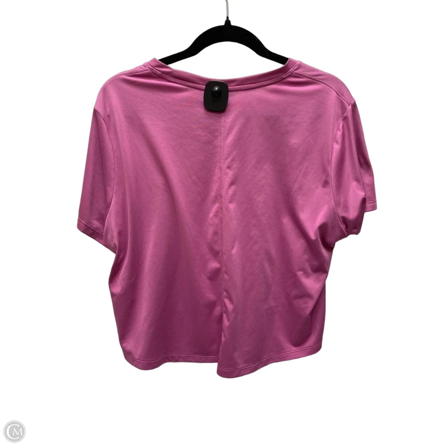Athletic Top Short Sleeve By Nike Apparel In Pink, Size: Xl