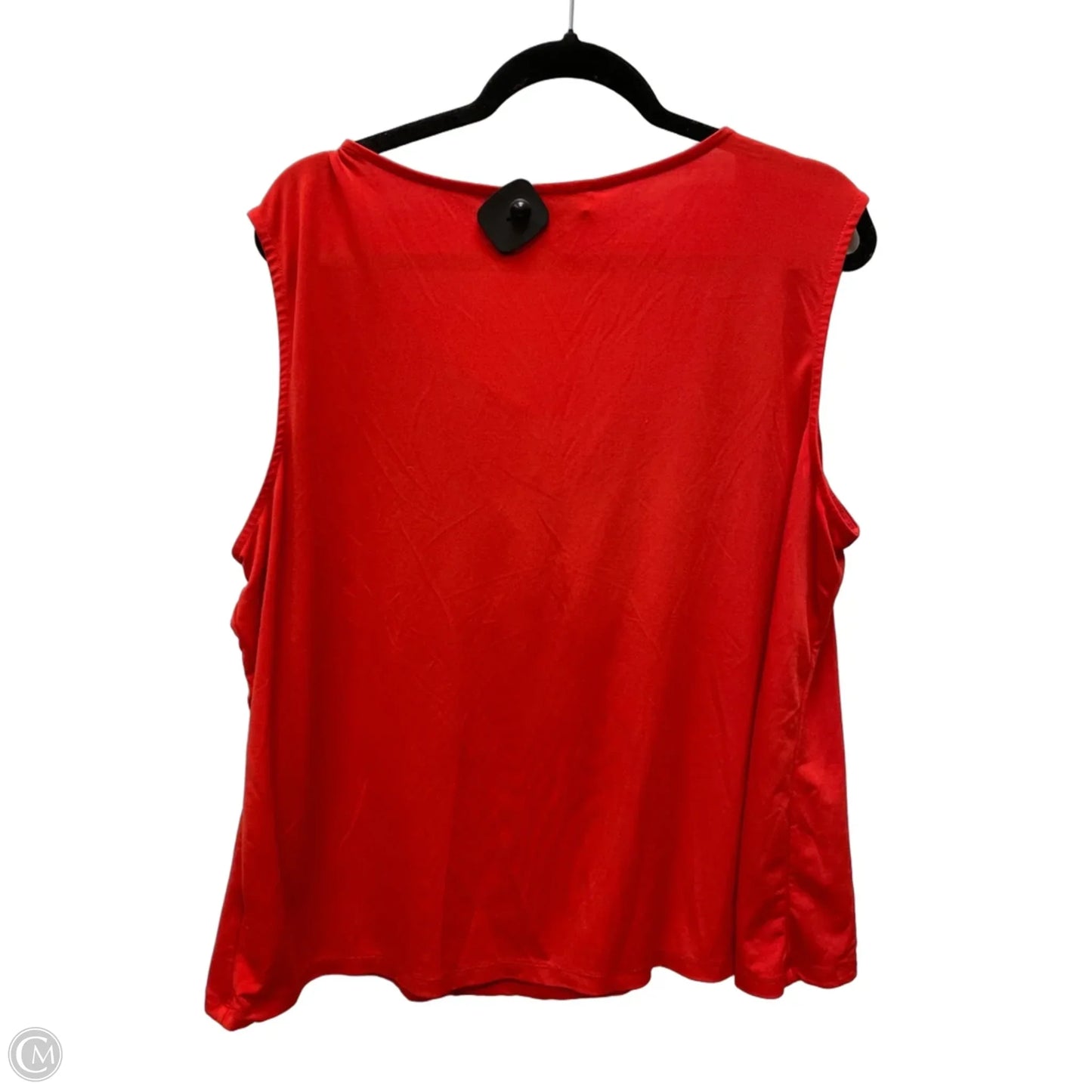 Blouse Sleeveless By Jones Studio In Orange, Size: 2x