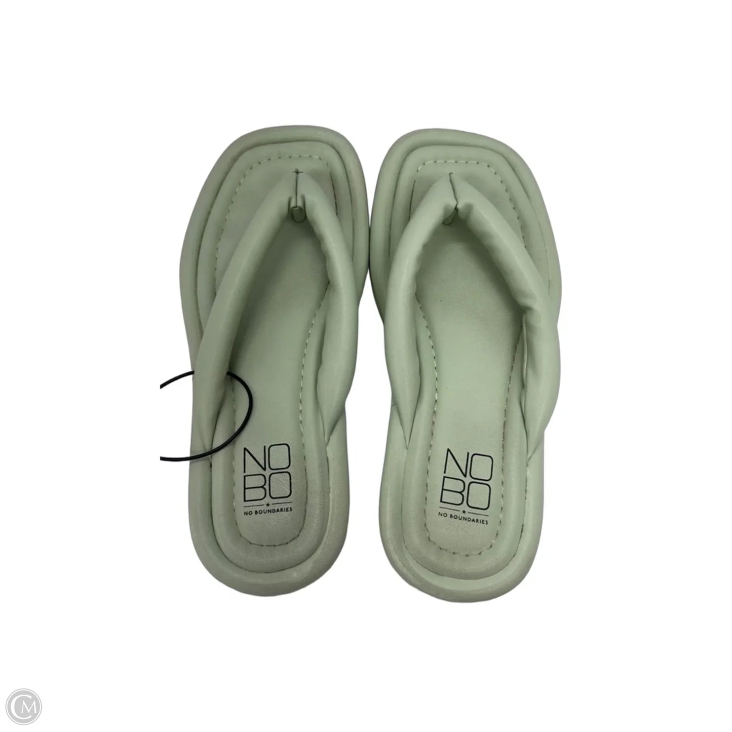 Sandals Flats By No Boundaries In Green, Size: 6