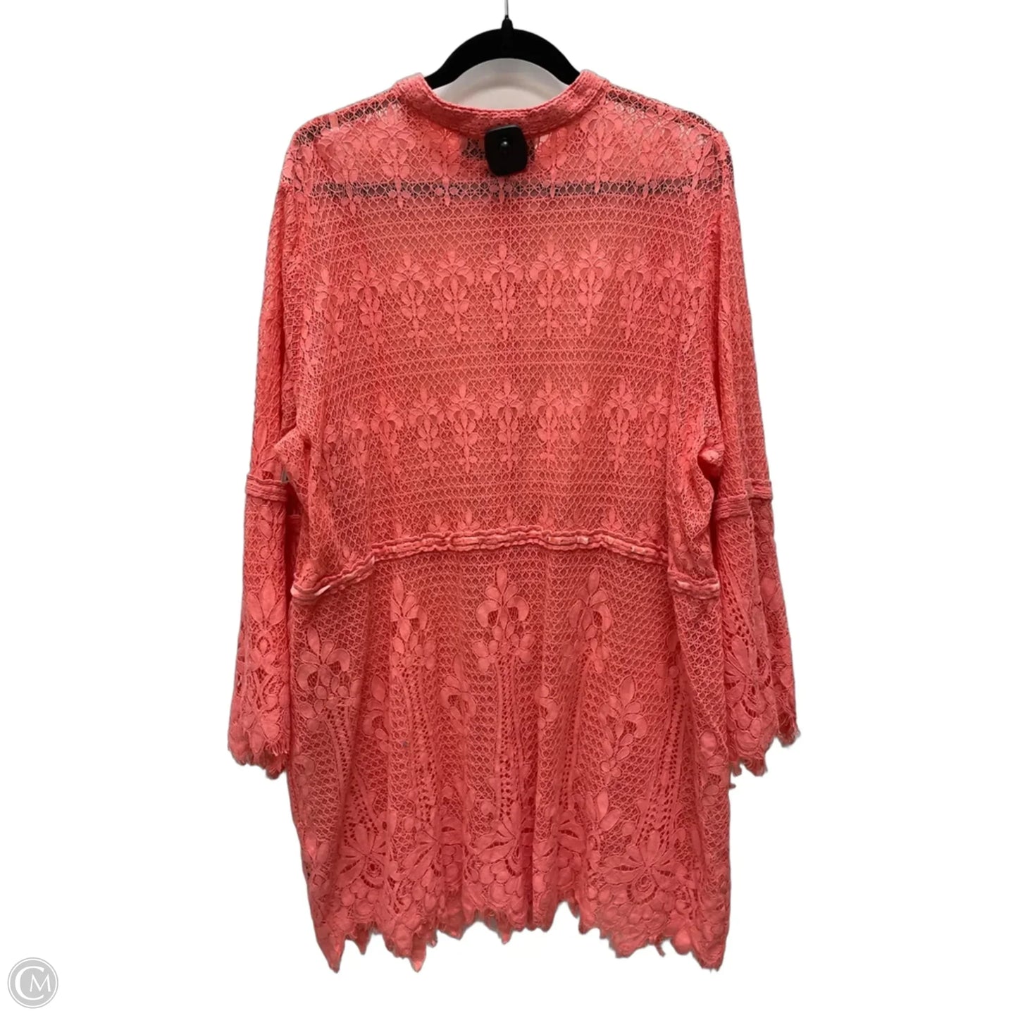 Cardigan By Colleen Lopez In Orange, Size: 3x