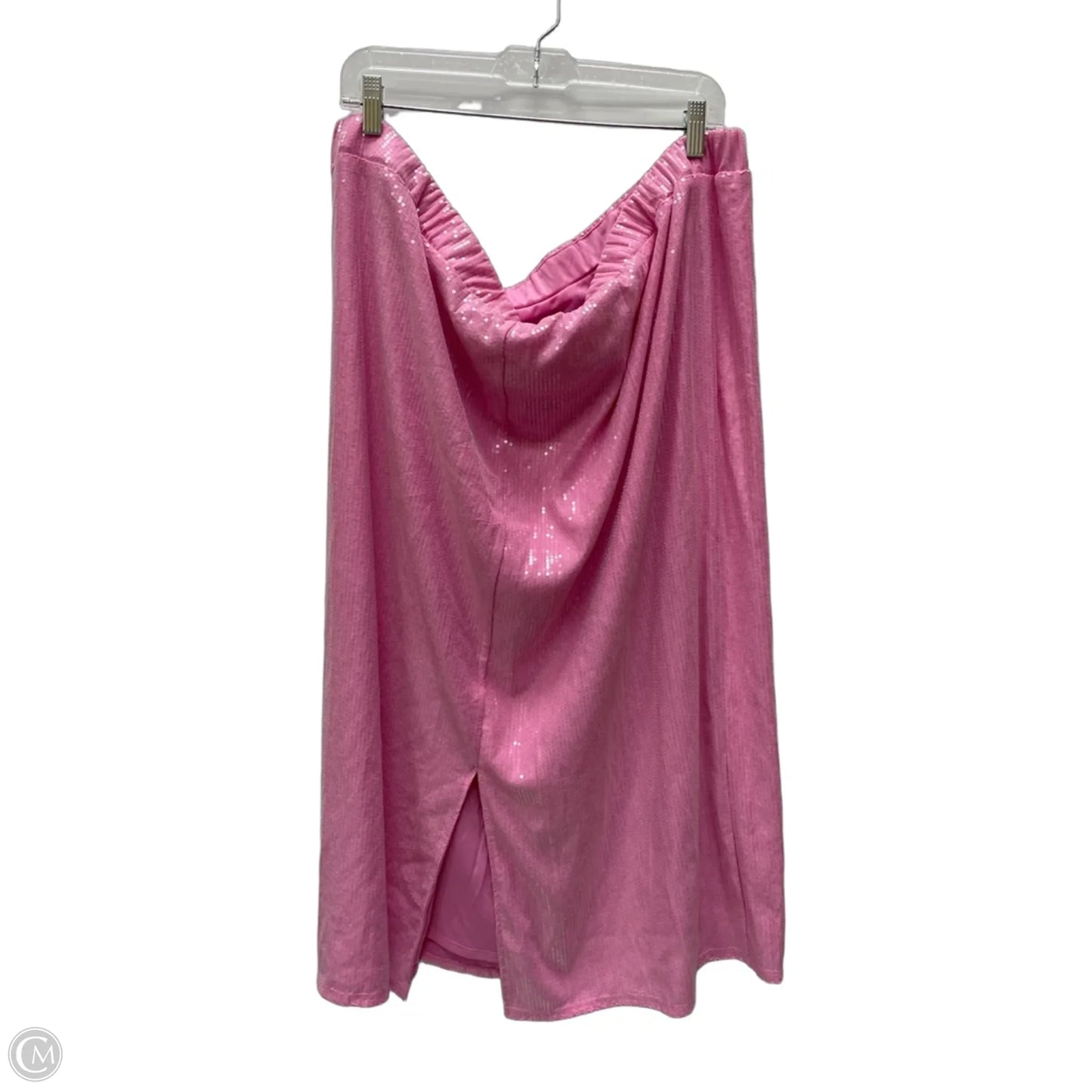 Skirt Midi By St Johns Bay In Pink, Size: 20