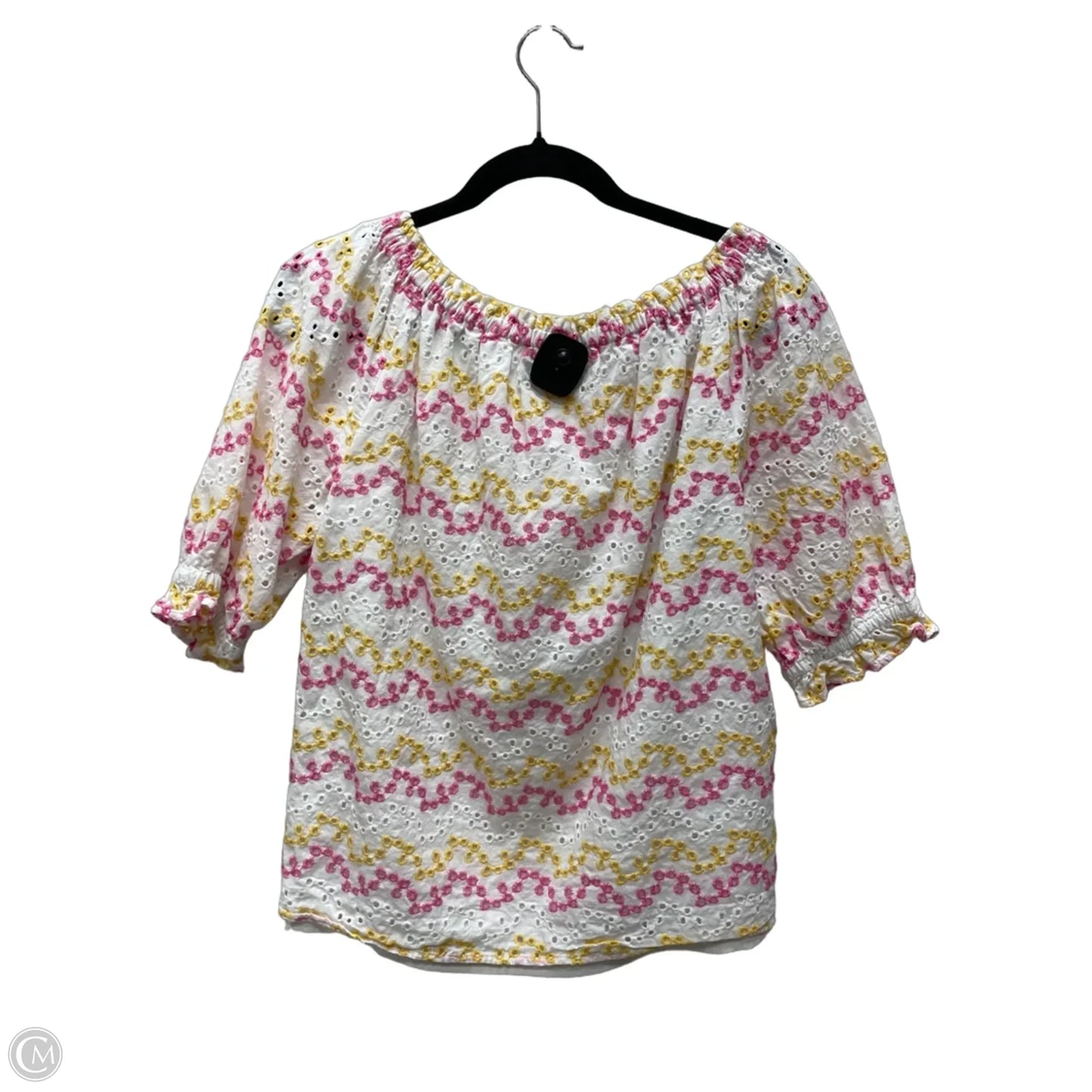 Top Short Sleeve By Tommy Hilfiger In Floral Print, Size: S