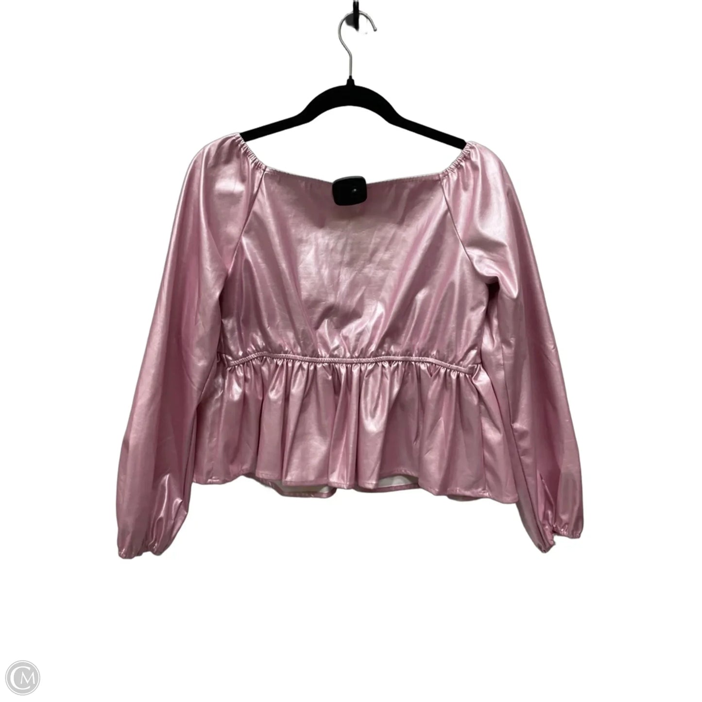 Top 3/4 Sleeve By Day + Moon In Pink, Size: M