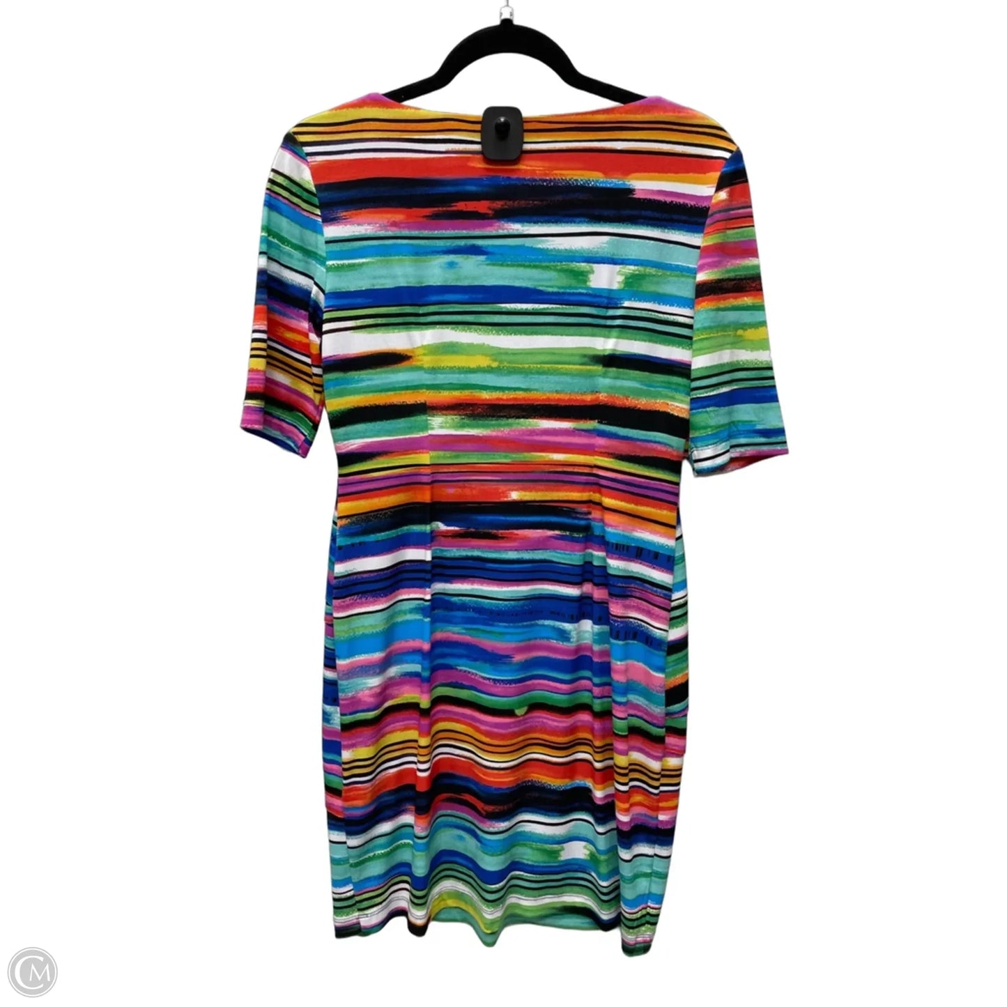 Dress Casual Short By Connected Apparel In Striped Pattern, Size: S