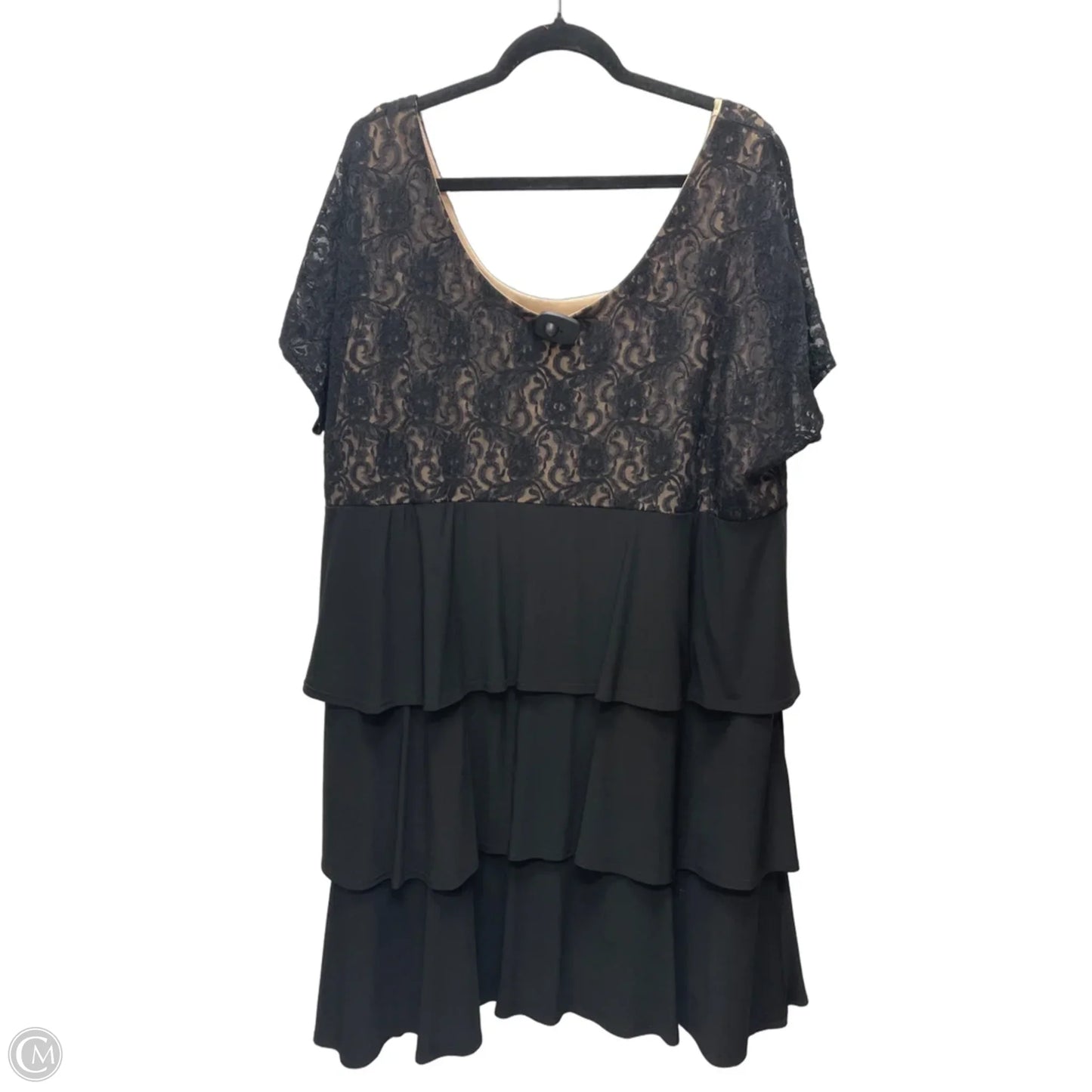 Dress Casual Short By Tiana B In Black, Size: 3x