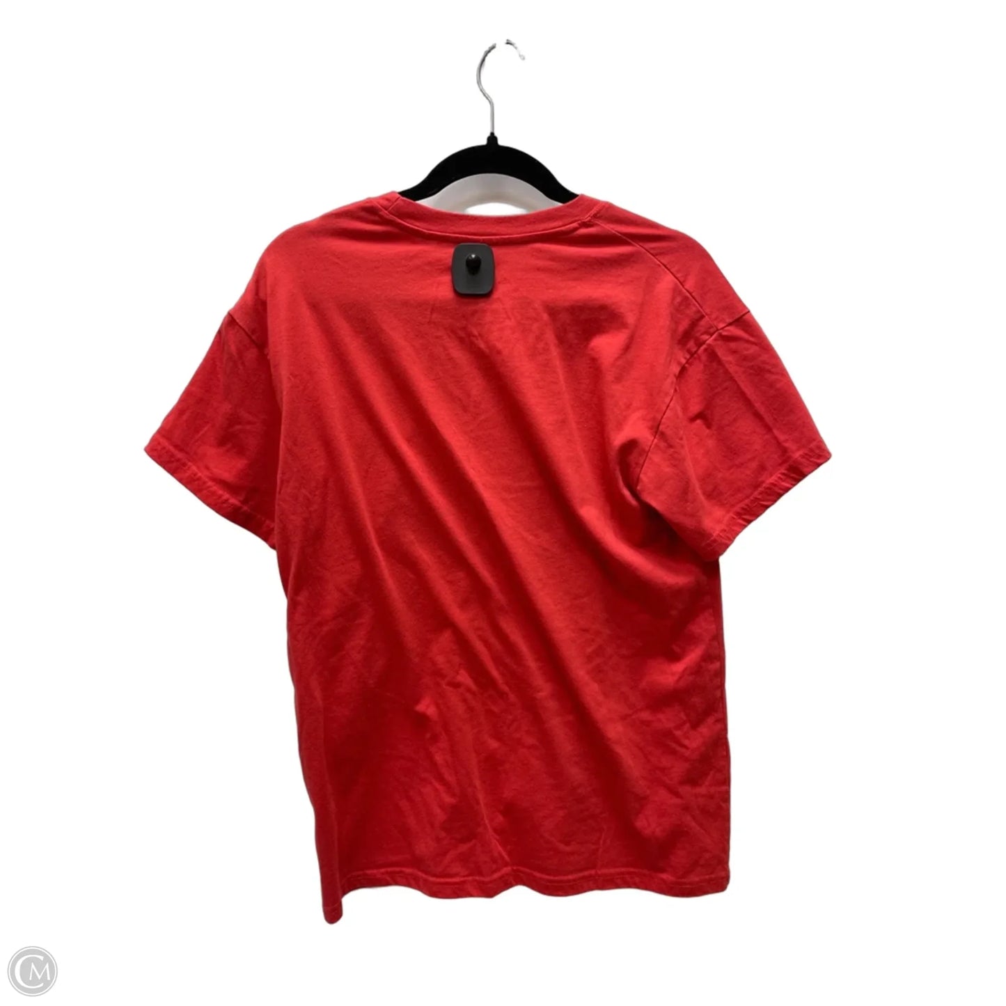 Top Short Sleeve Basic By Clothes Mentor In Red & White, Size: M