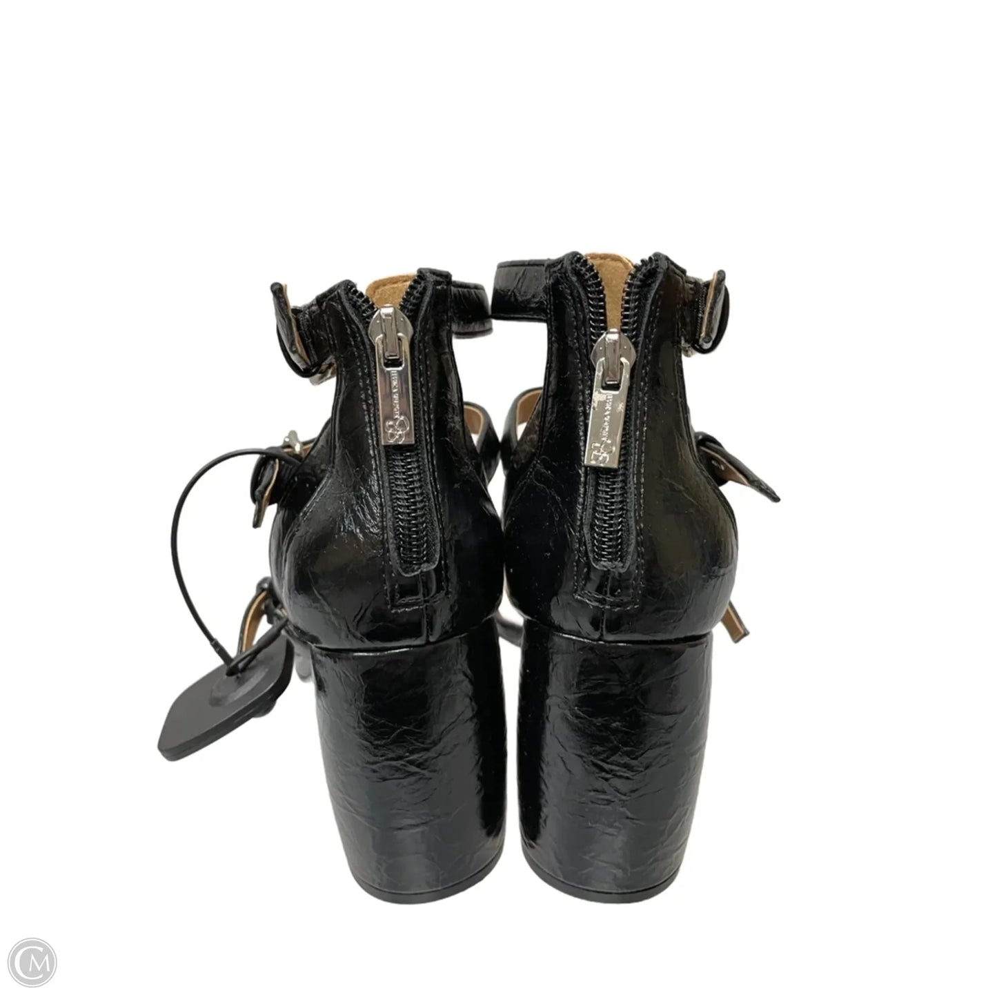 Sandals Heels Block By Jessica Simpson In Black, Size: 7.5