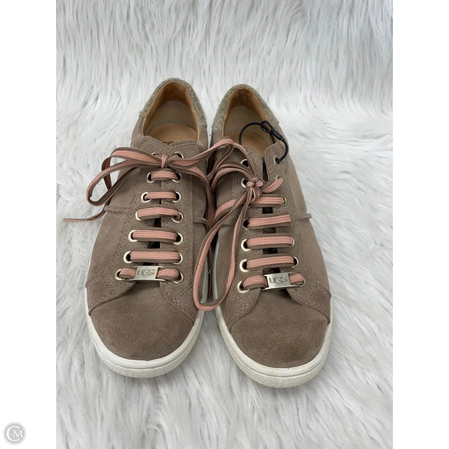Shoes Designer By Ugg In Pink & Tan, Size: 6