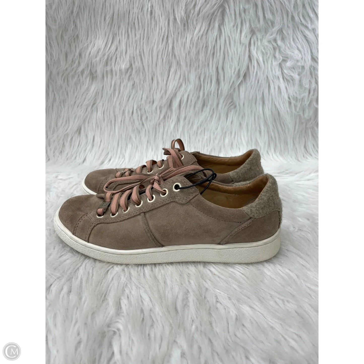 Shoes Designer By Ugg In Pink & Tan, Size: 6