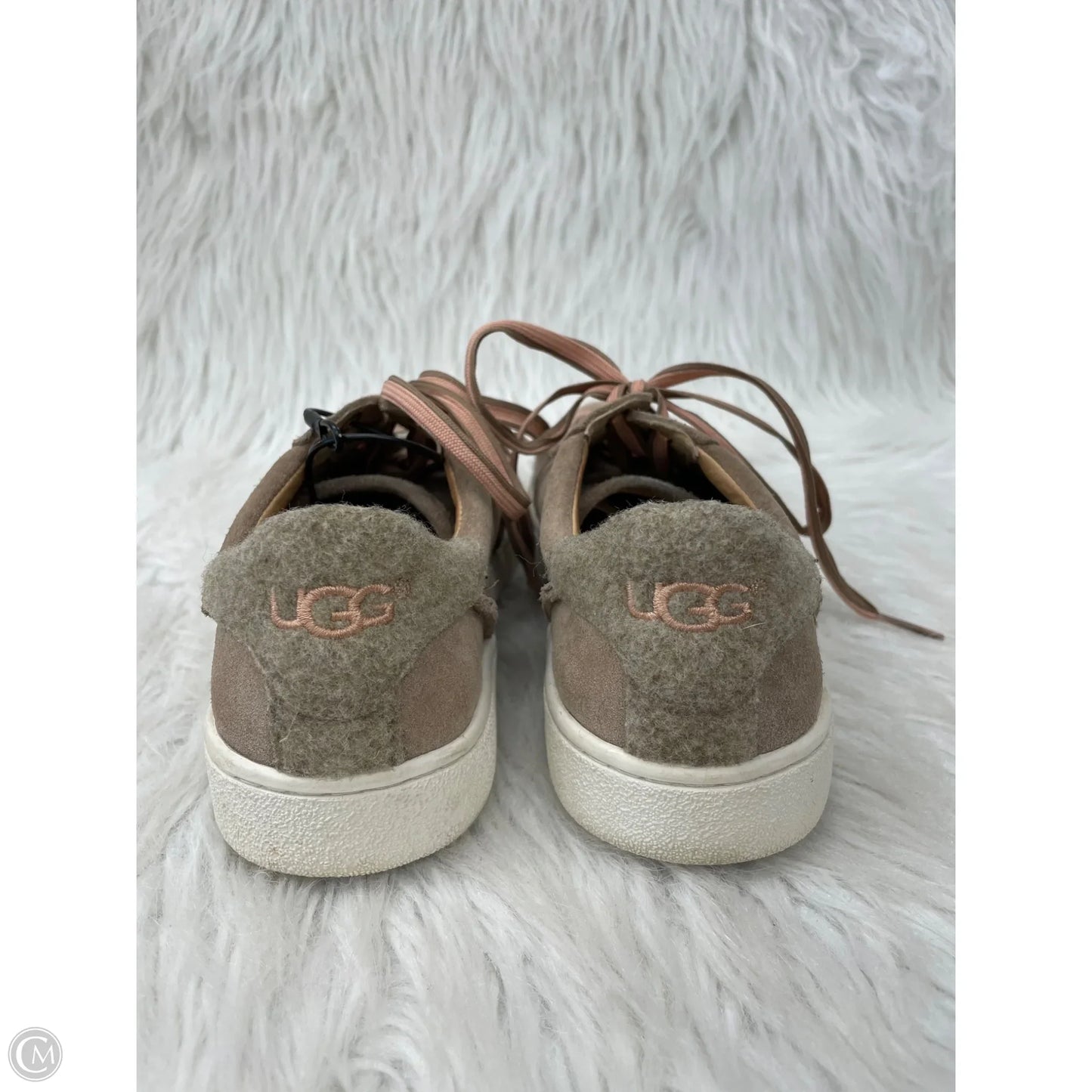 Shoes Designer By Ugg In Pink & Tan, Size: 6
