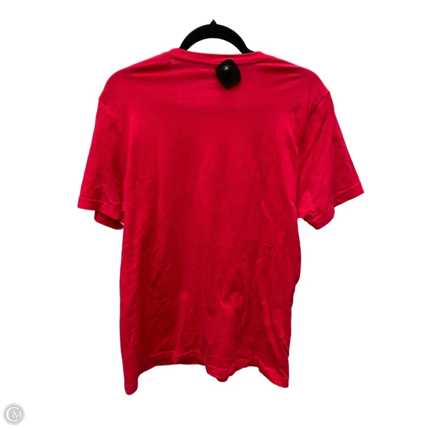 Top Short Sleeve By Canvas In Red, Size: L