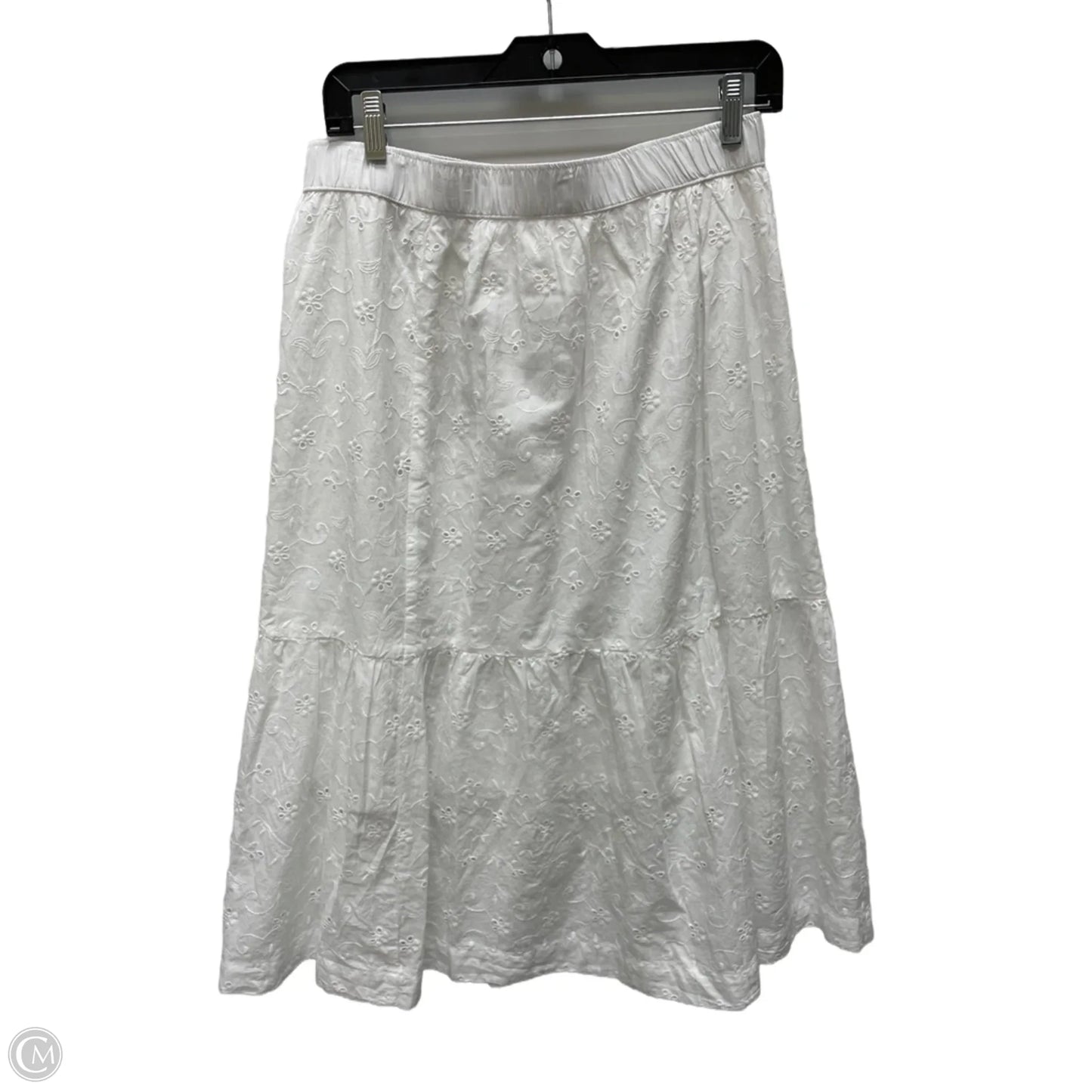 Skirt Midi By St Johns Bay In White, Size: 12