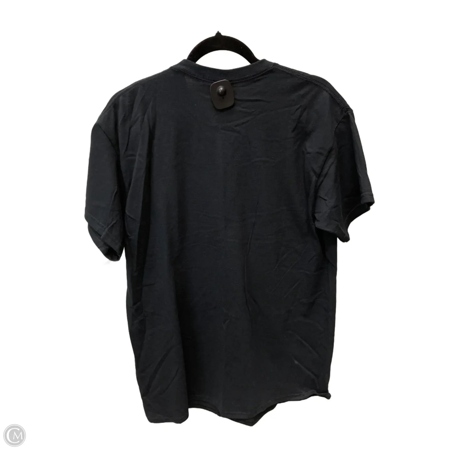 Top Short Sleeve By Clothes Mentor In Black, Size: L