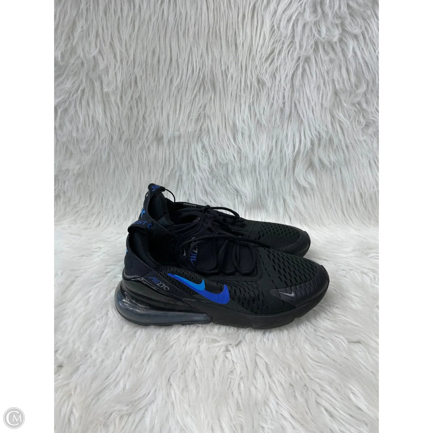Shoes Sneakers By Nike In Black & Blue, Size: 6.5