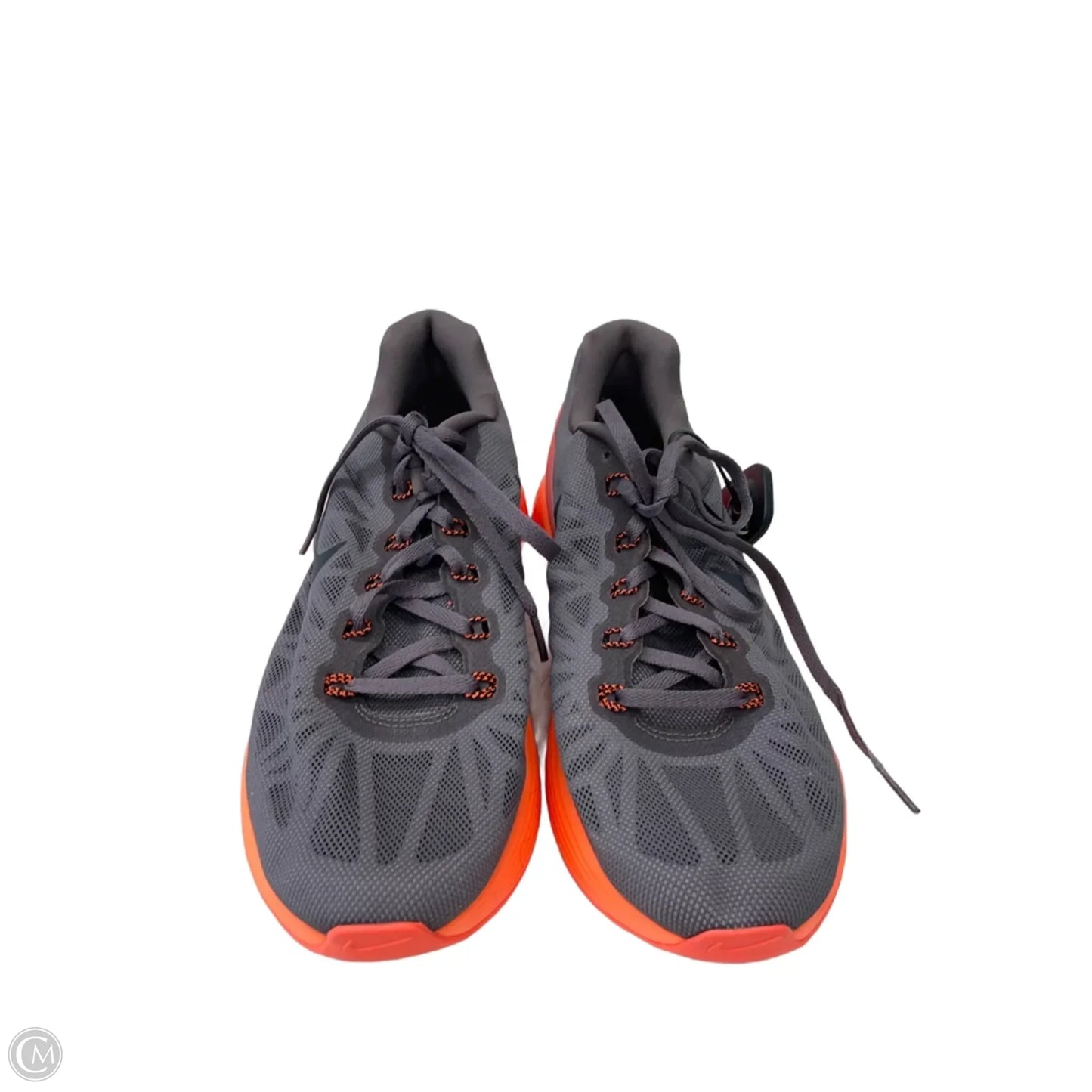 Shoes Athletic By Nike In Grey & Orange, Size: 10.5