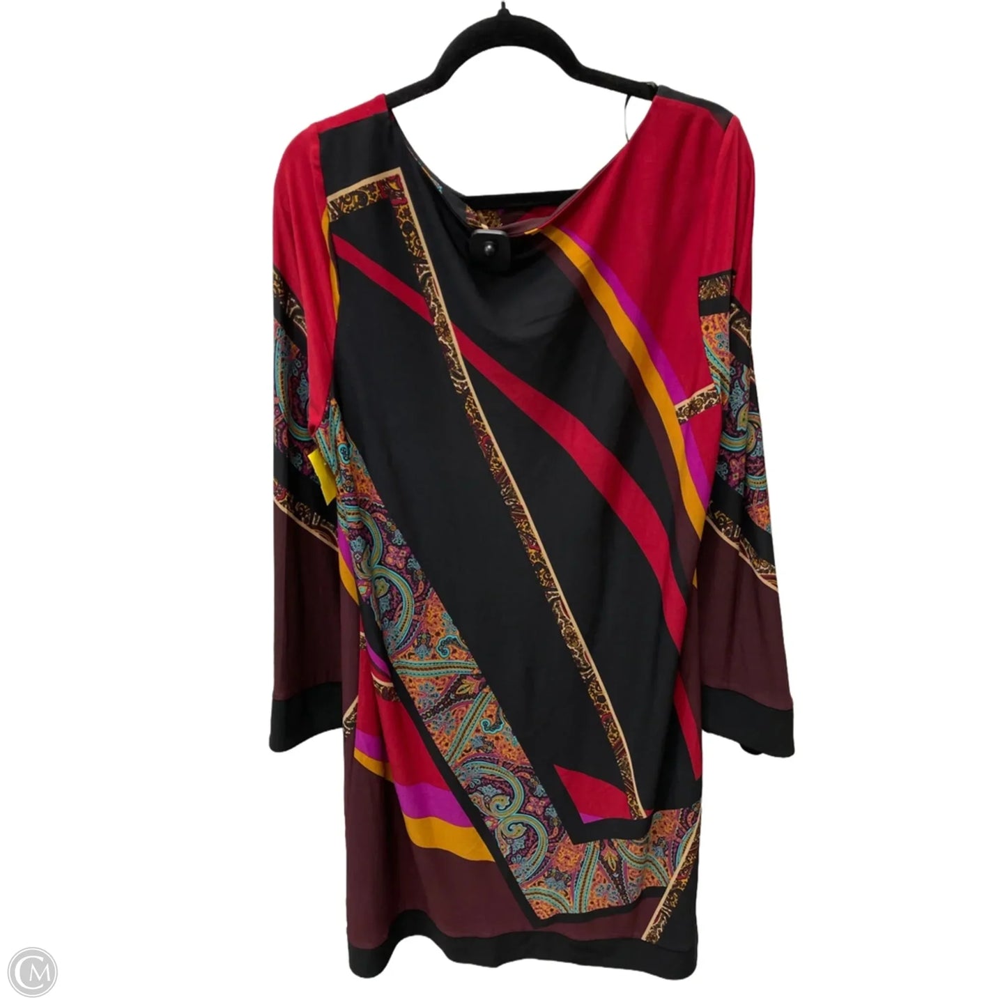 Dress Casual Short By Soho Apparel In Floral Print, Size: 1x