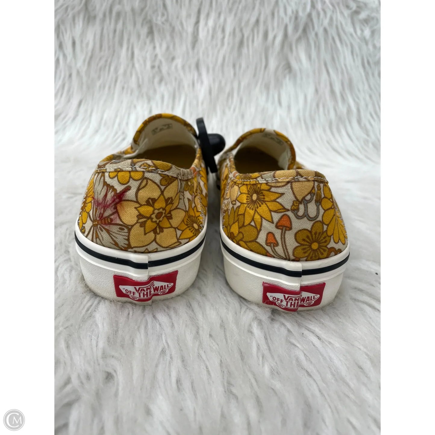Shoes Flats By Vans In Floral Print, Size: 6.5