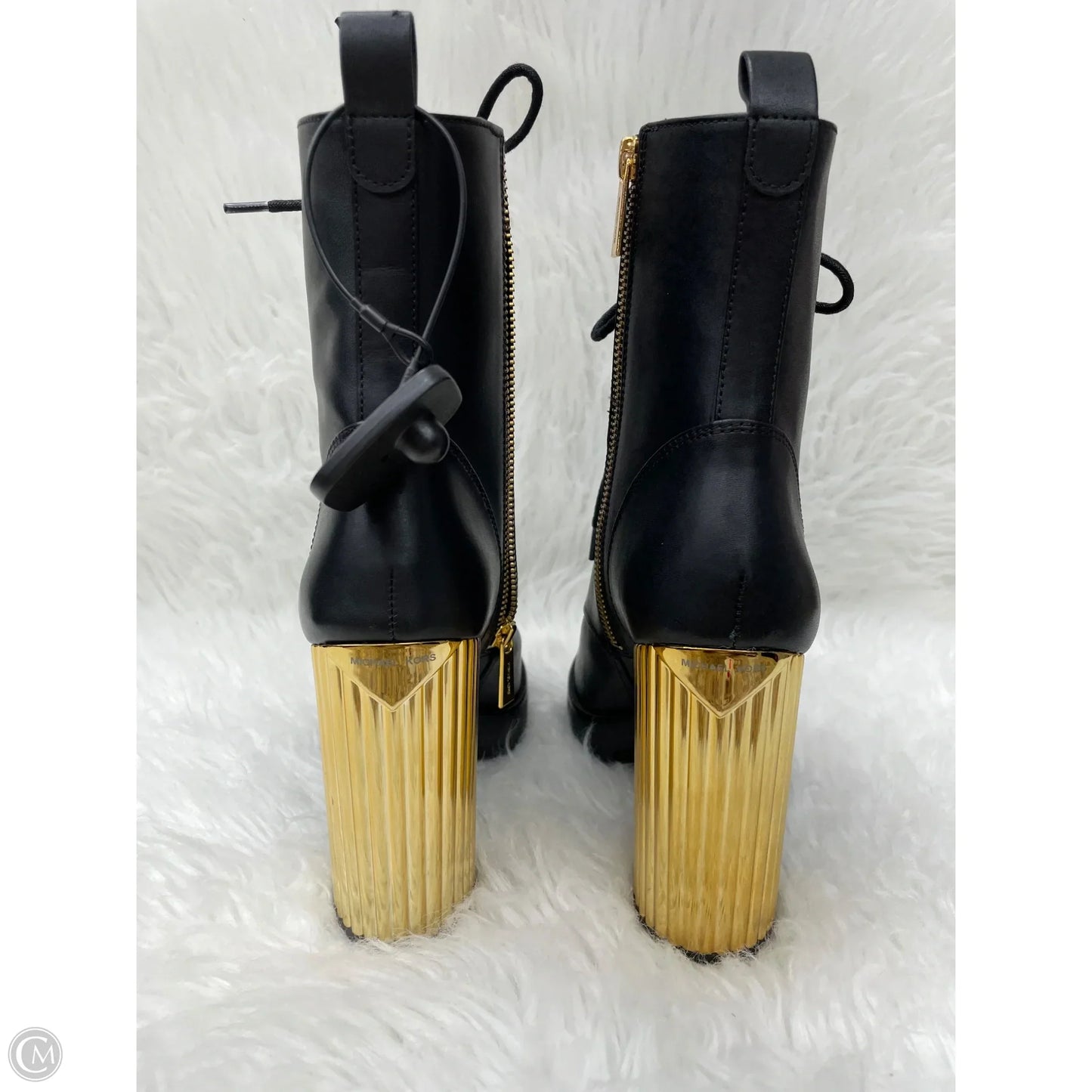 Boots Designer By Michael Kors In Black, Size: 9