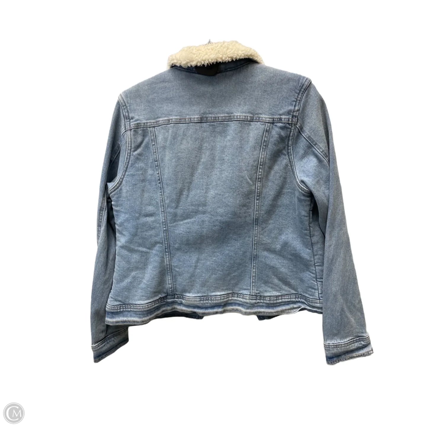 Jacket Denim By Universal Thread In Blue Denim, Size: M