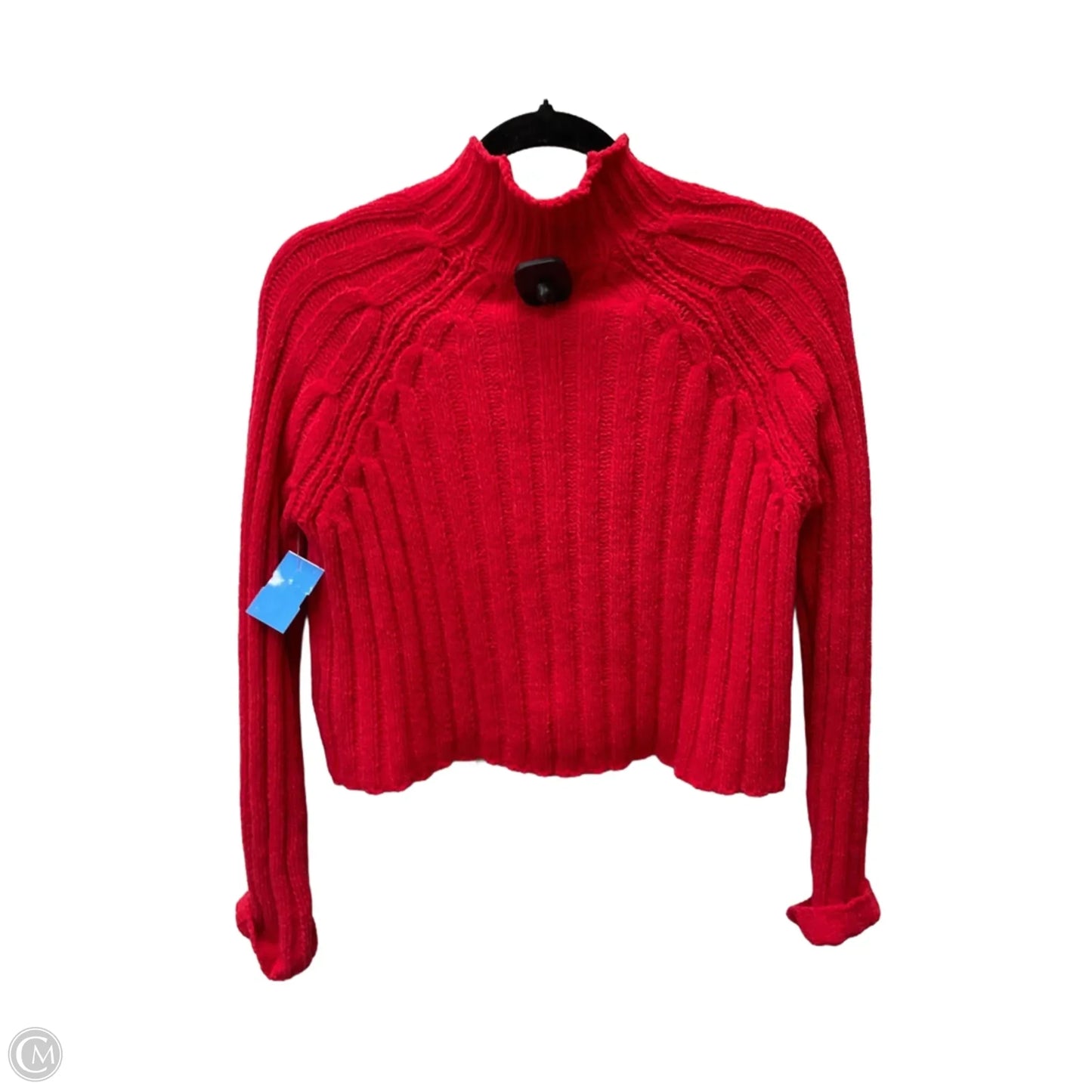 Sweater By American Eagle In Red, Size: Xs