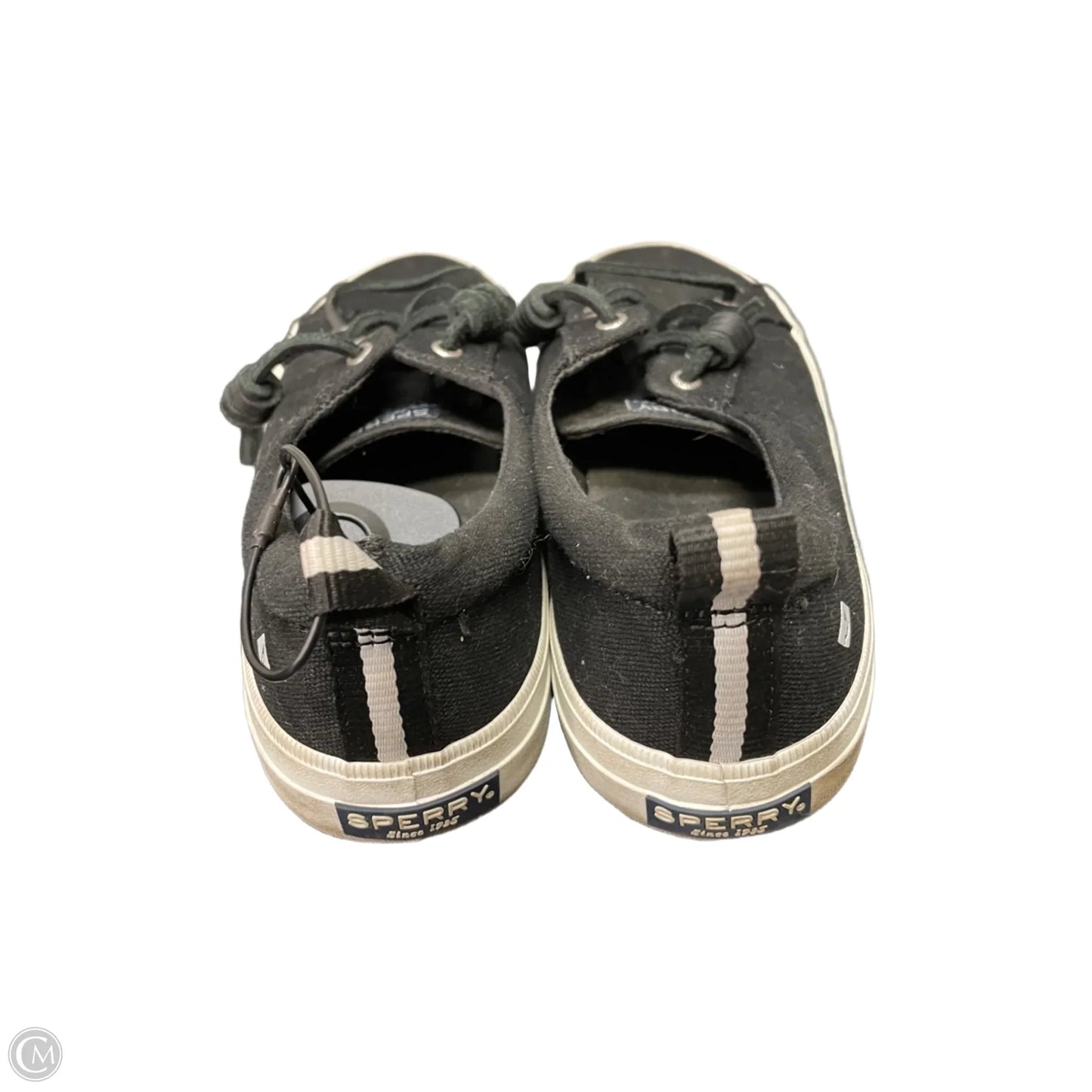 Shoes Sneakers By Sperry In Black & White, Size: 10
