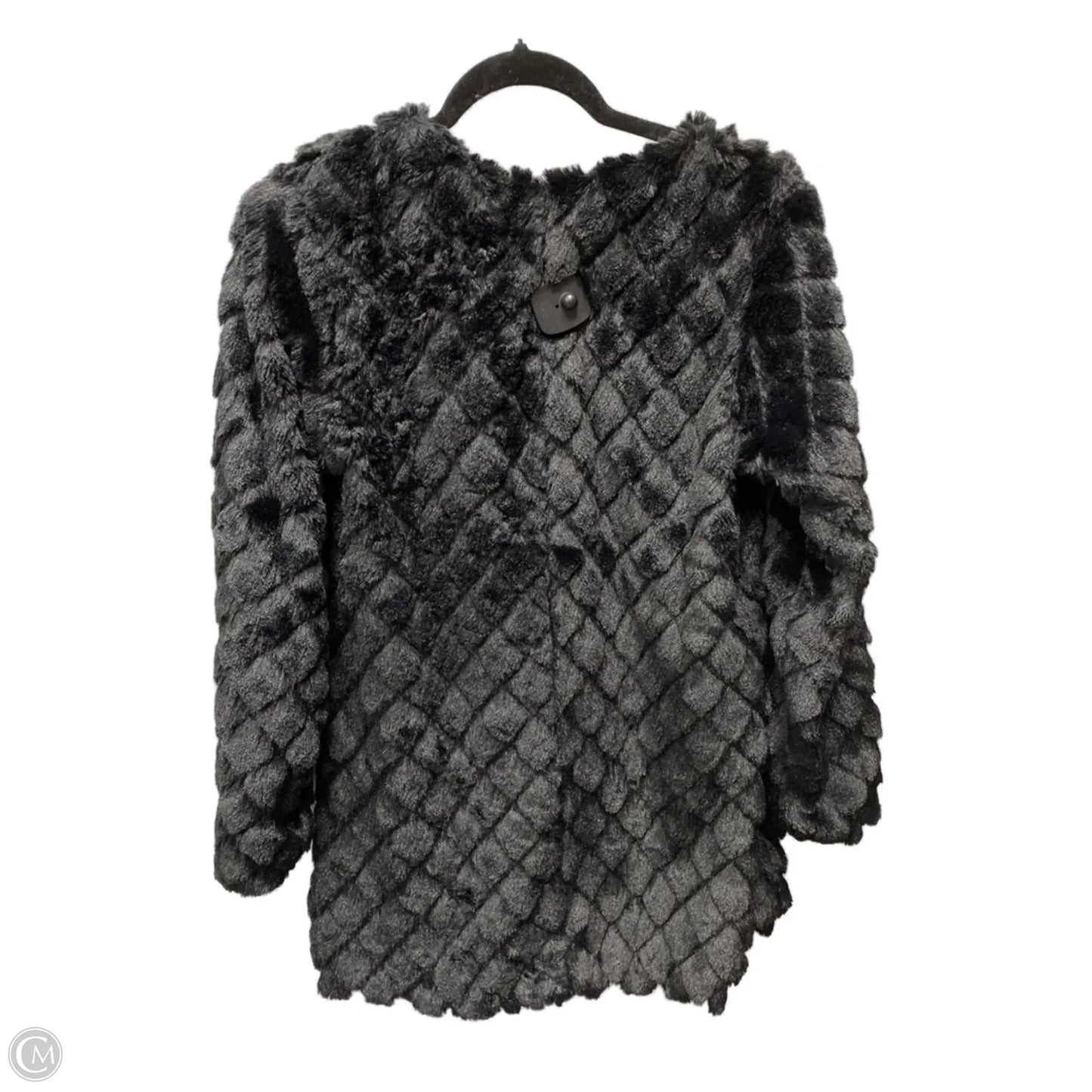 Coat Faux Fur & Sherpa By Me Jane In Black, Size: M