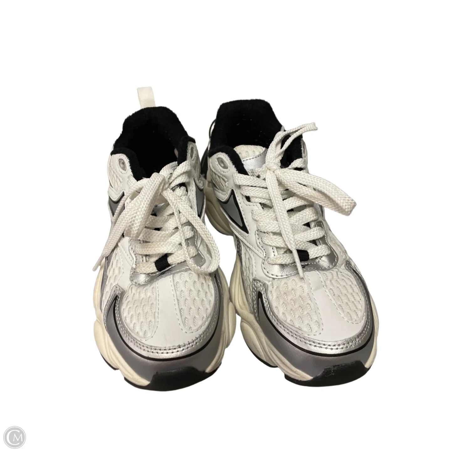 Shoes Athletic By Reebok In Grey & White, Size: 8.5