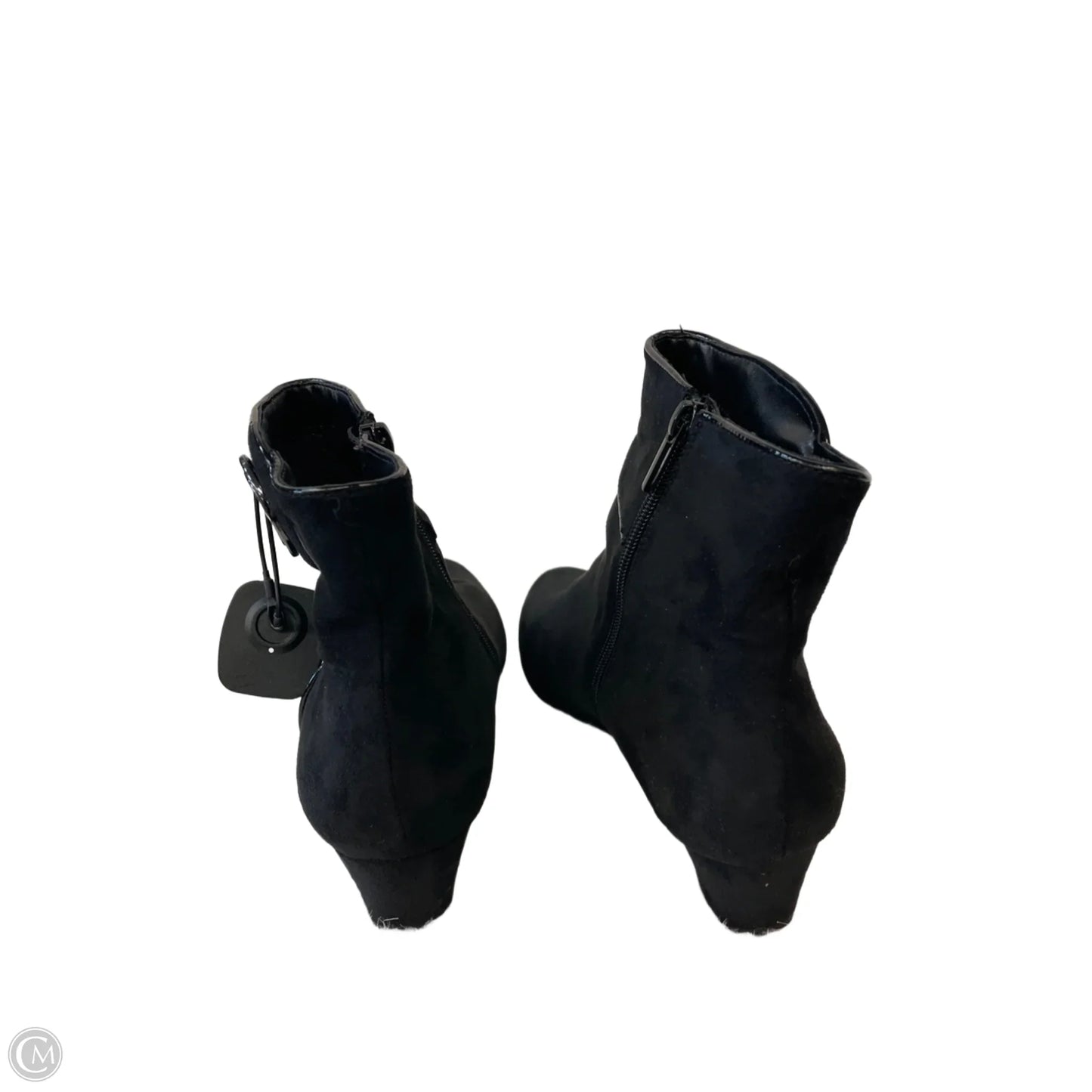 Boots Ankle Heels By Impo In Black, Size: 10