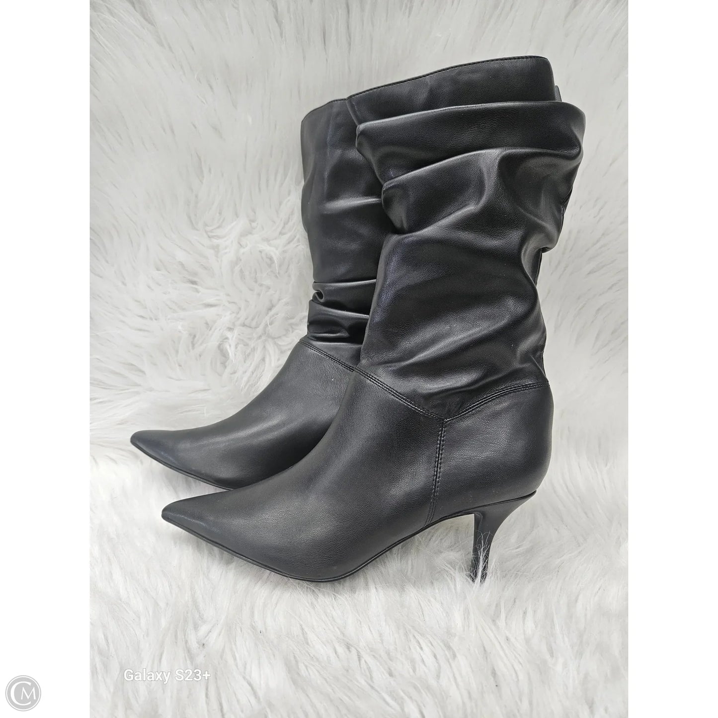 Boots Ankle Heels By Marc Fisher In Black, Size: 8