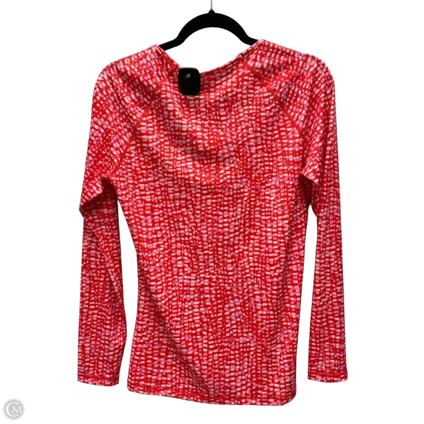 Athletic Top Long Sleeve Crewneck By Athleta In Pink & Red, Size: L