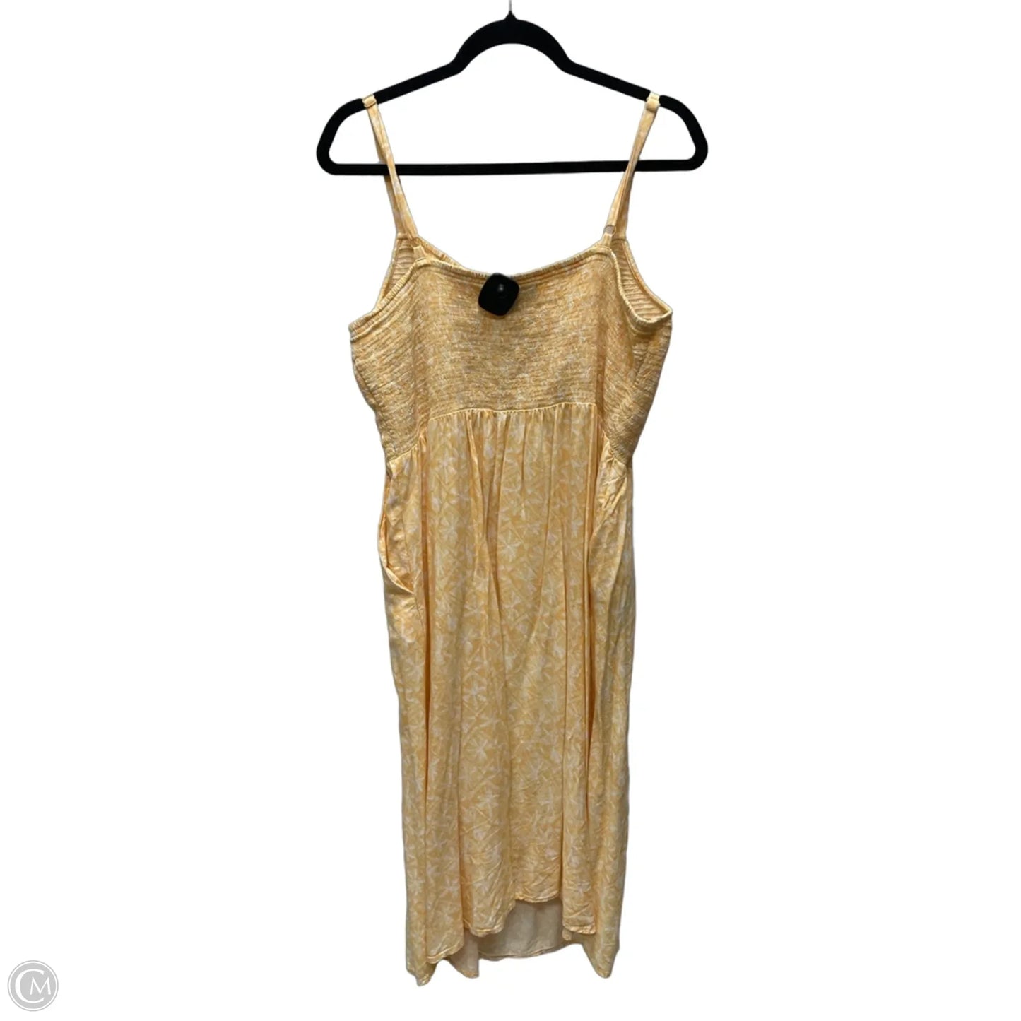 Dress Casual Short By Old Navy In Yellow, Size: Xl