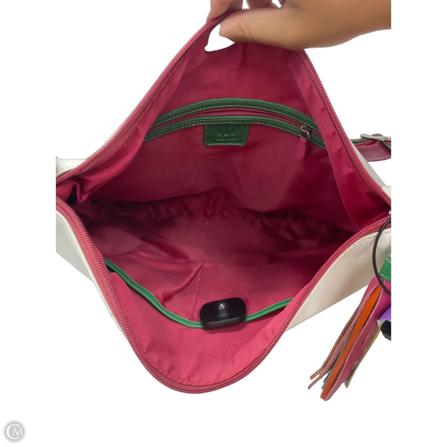 Handbag Leather By Cmb, Size: Large