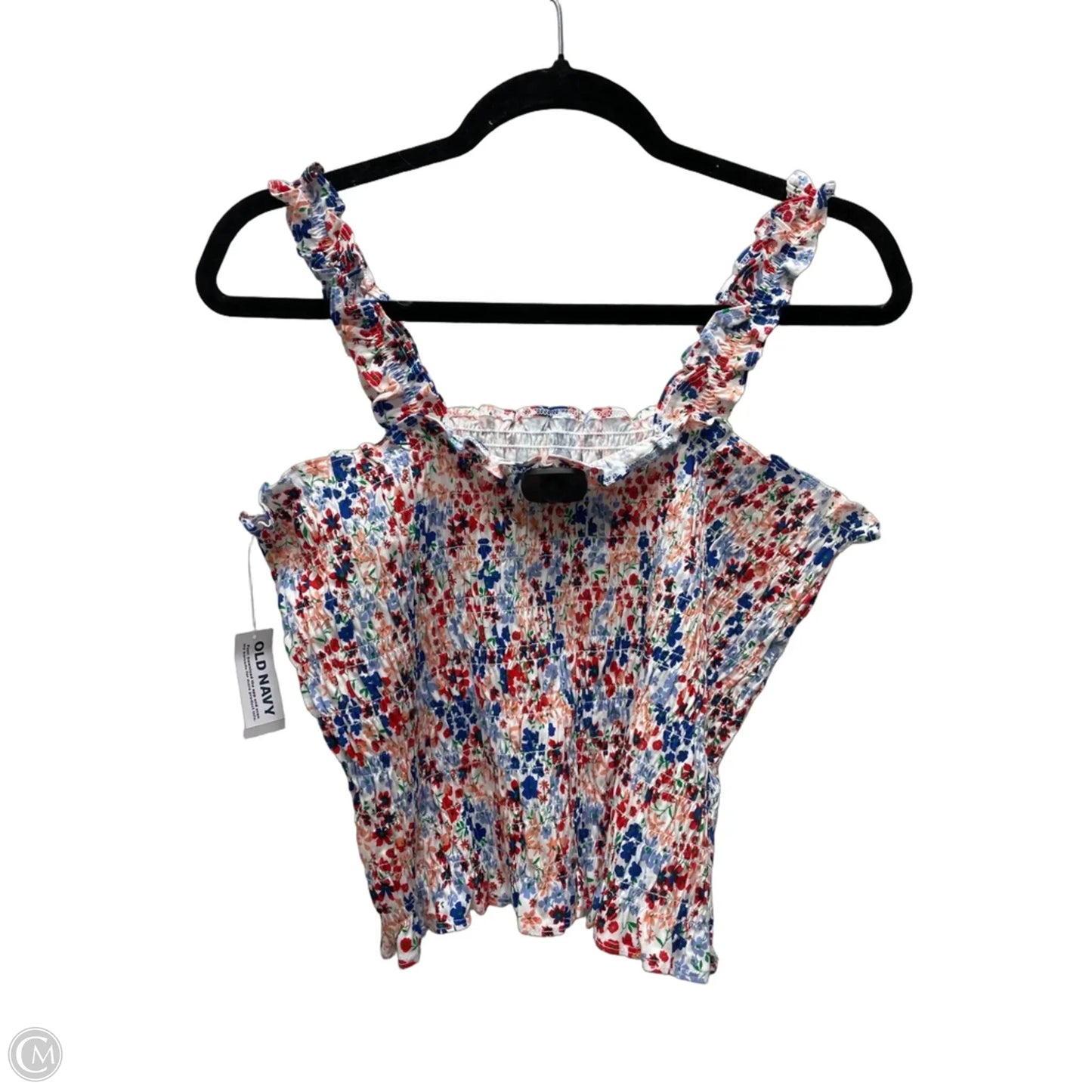 Top Sleeveless By Old Navy In Floral Print, Size: M