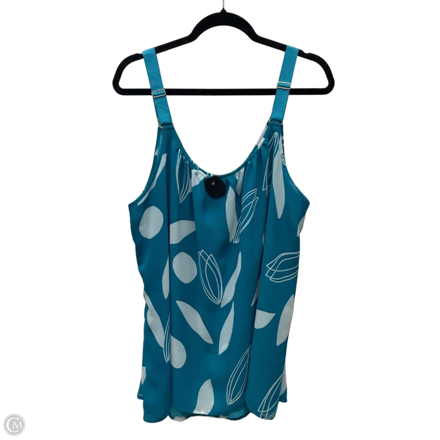 Top Sleeveless By Lane Bryant In Teal, Size: 3x