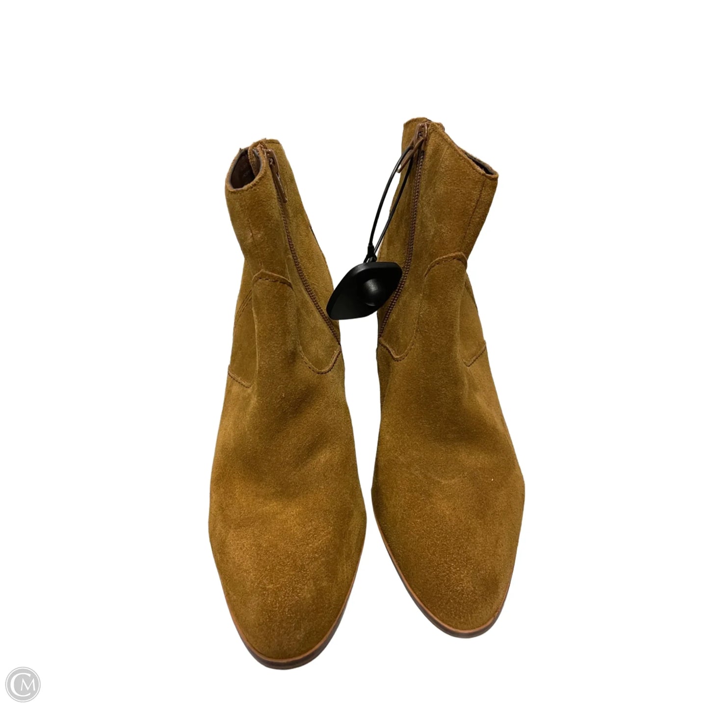 Boots Ankle Heels By Aldo In Tan, Size: 8.5