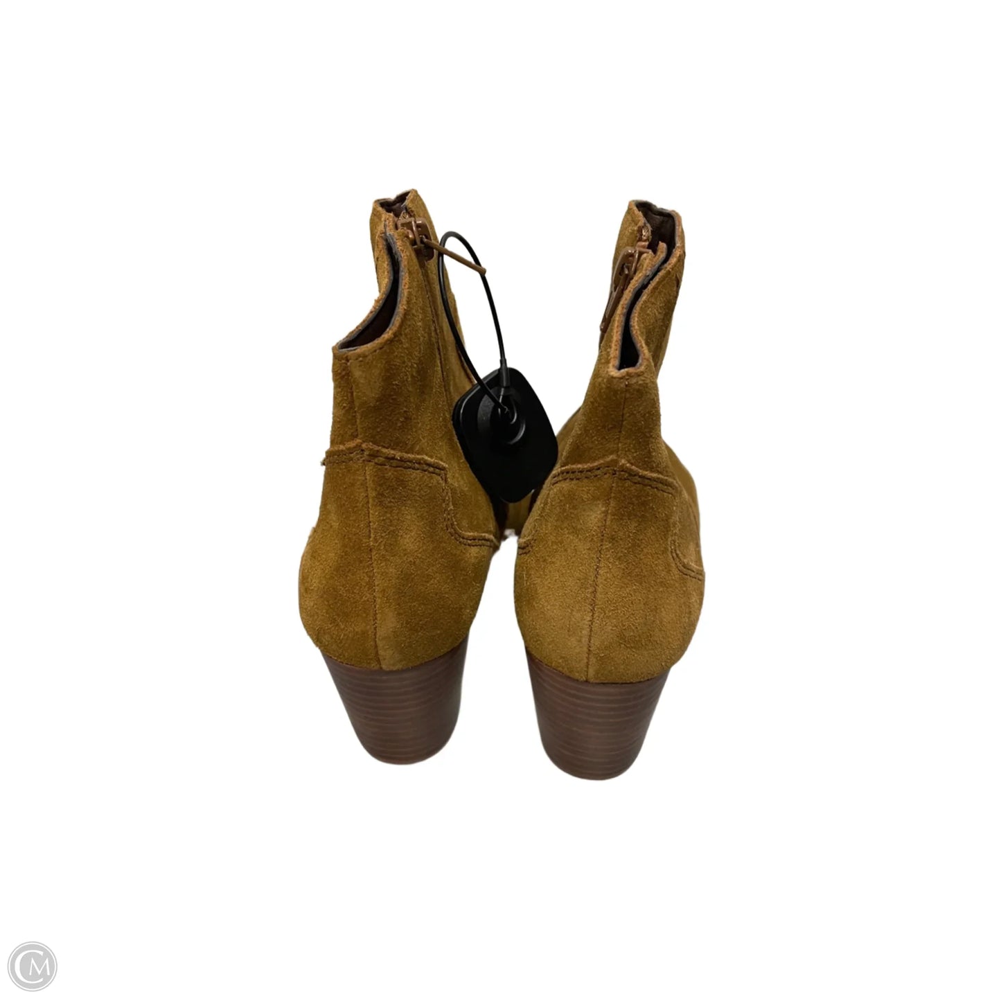 Boots Ankle Heels By Aldo In Tan, Size: 8.5