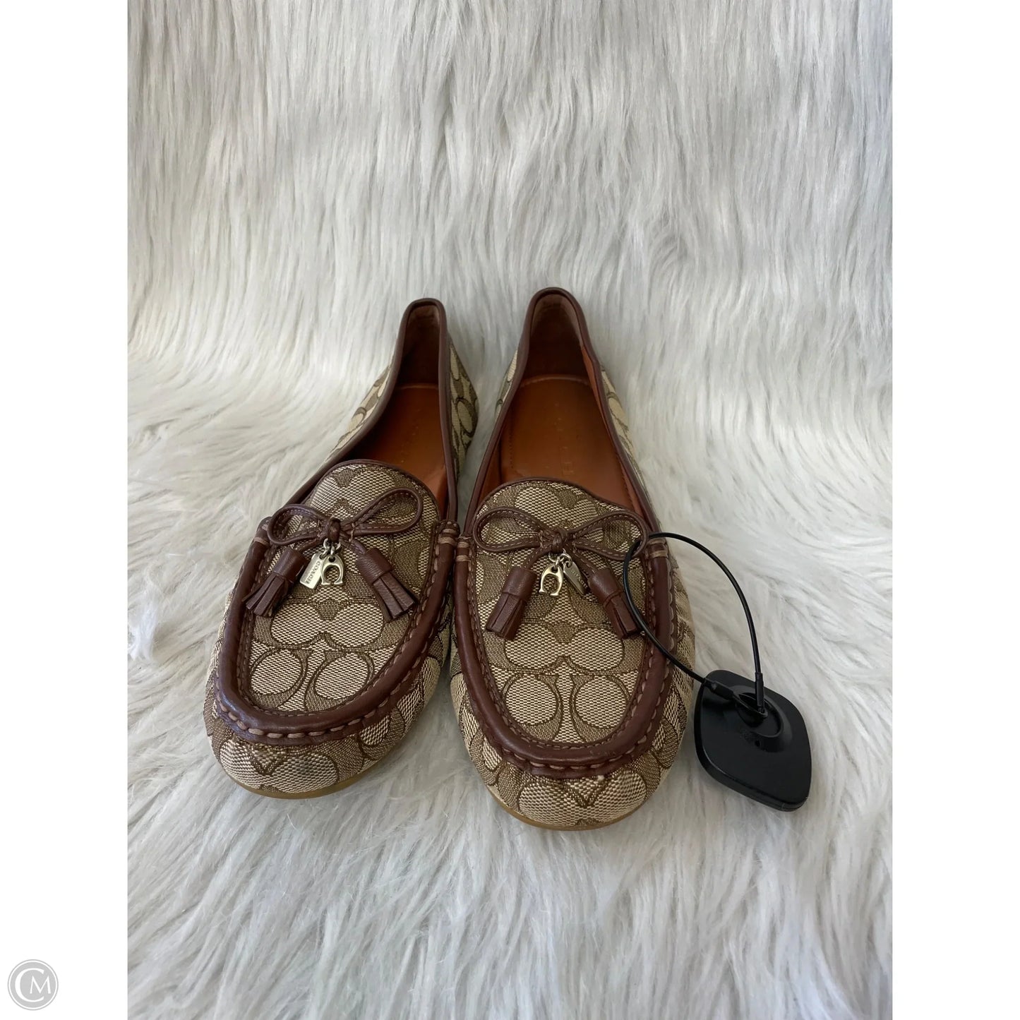 Shoes Designer By Coach In Brown & Tan, Size: 8