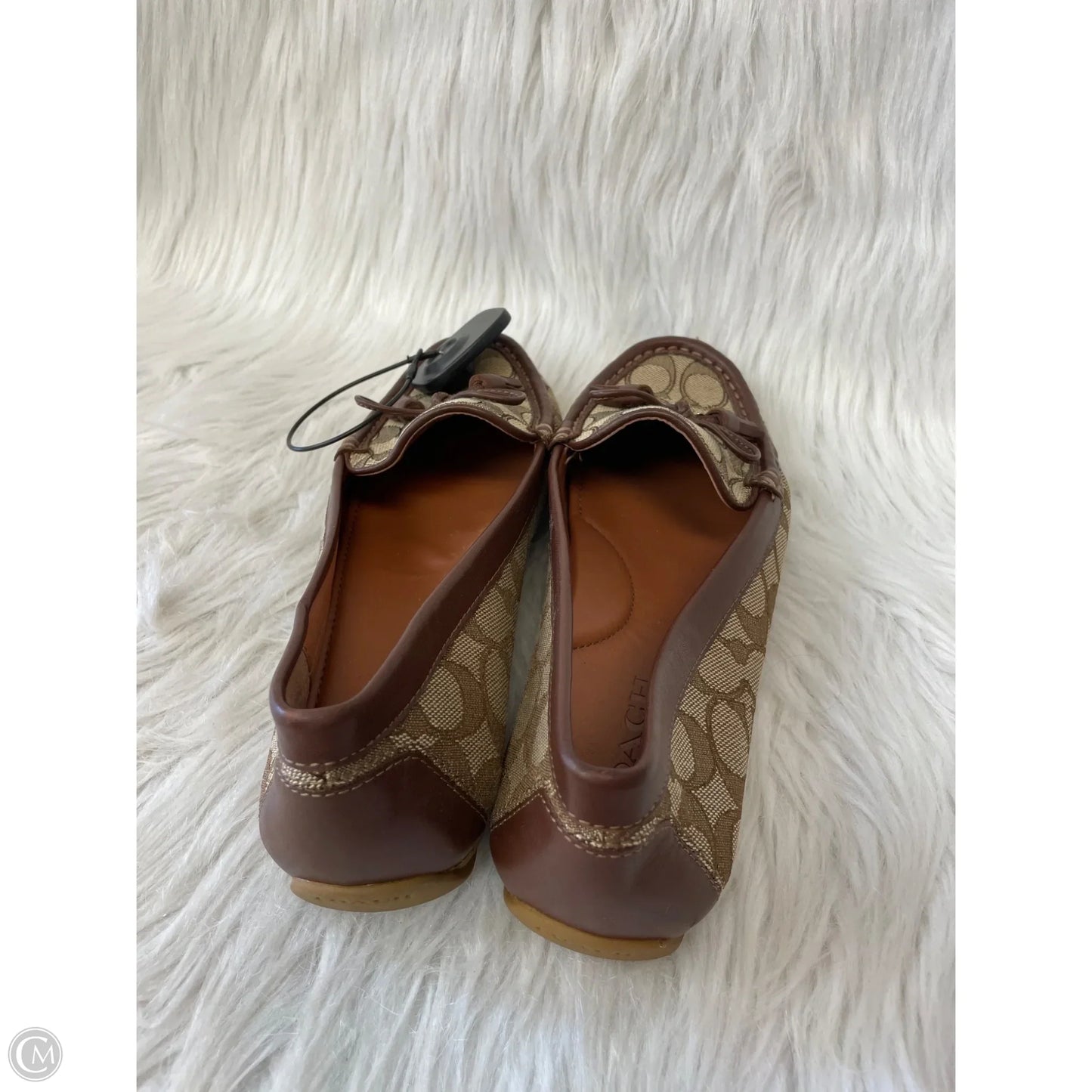 Shoes Designer By Coach In Brown & Tan, Size: 8