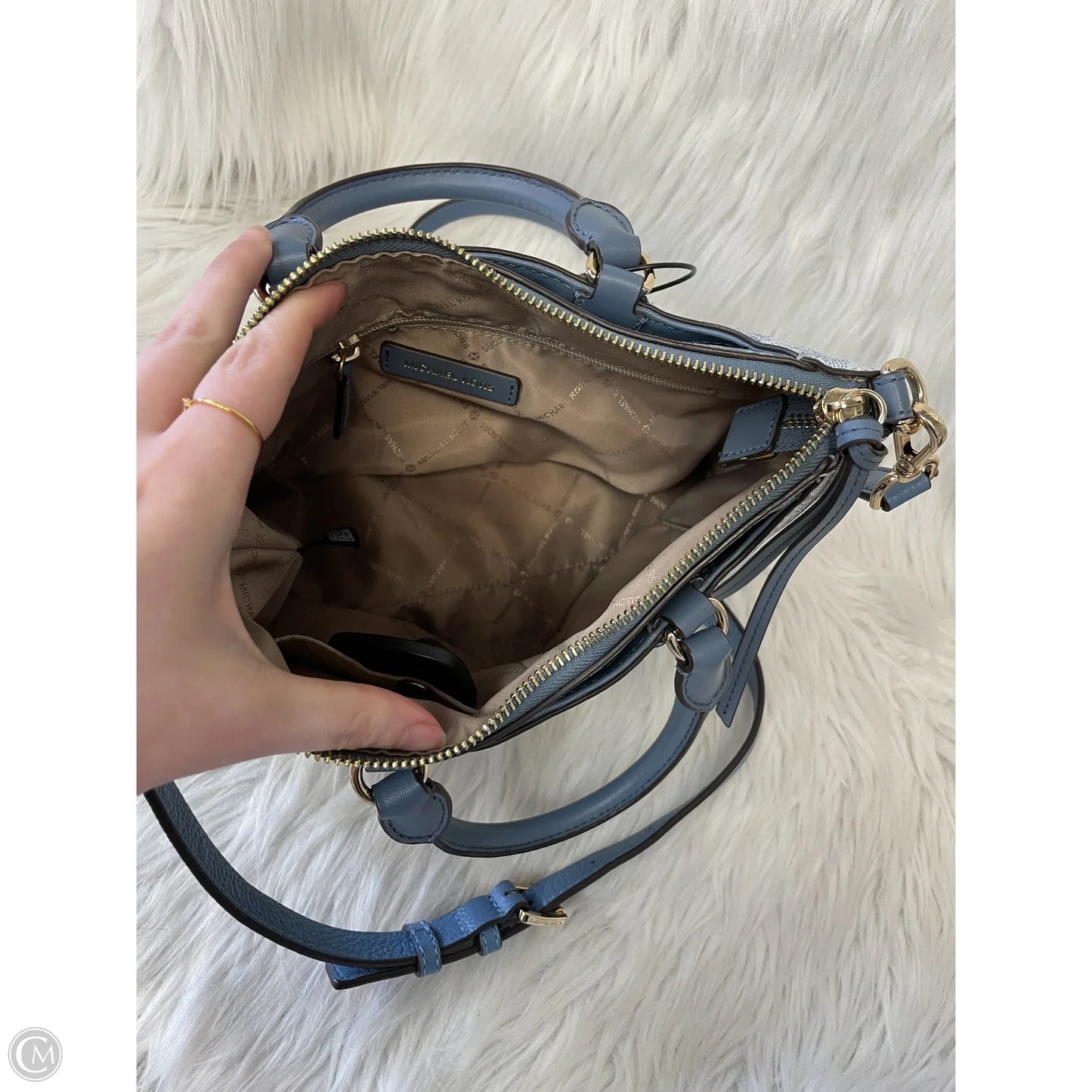 Handbag Designer By Michael Kors, Size: Medium