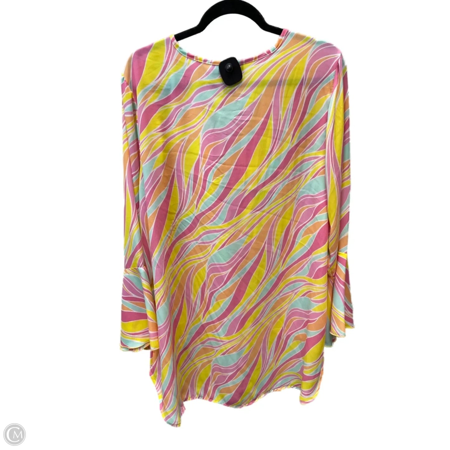 Tunic Long Sleeve By Ashley Stewart In Multi-colored, Size: 1x