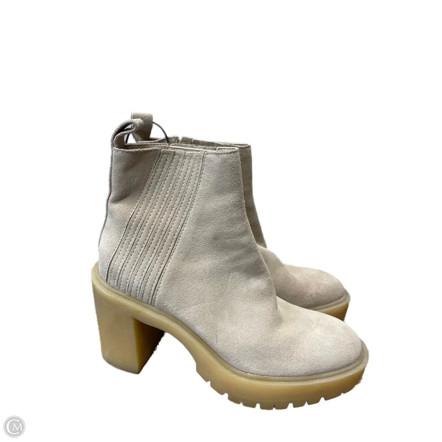 Boots Ankle Heels By Dolce Vita In Tan, Size: 7.5