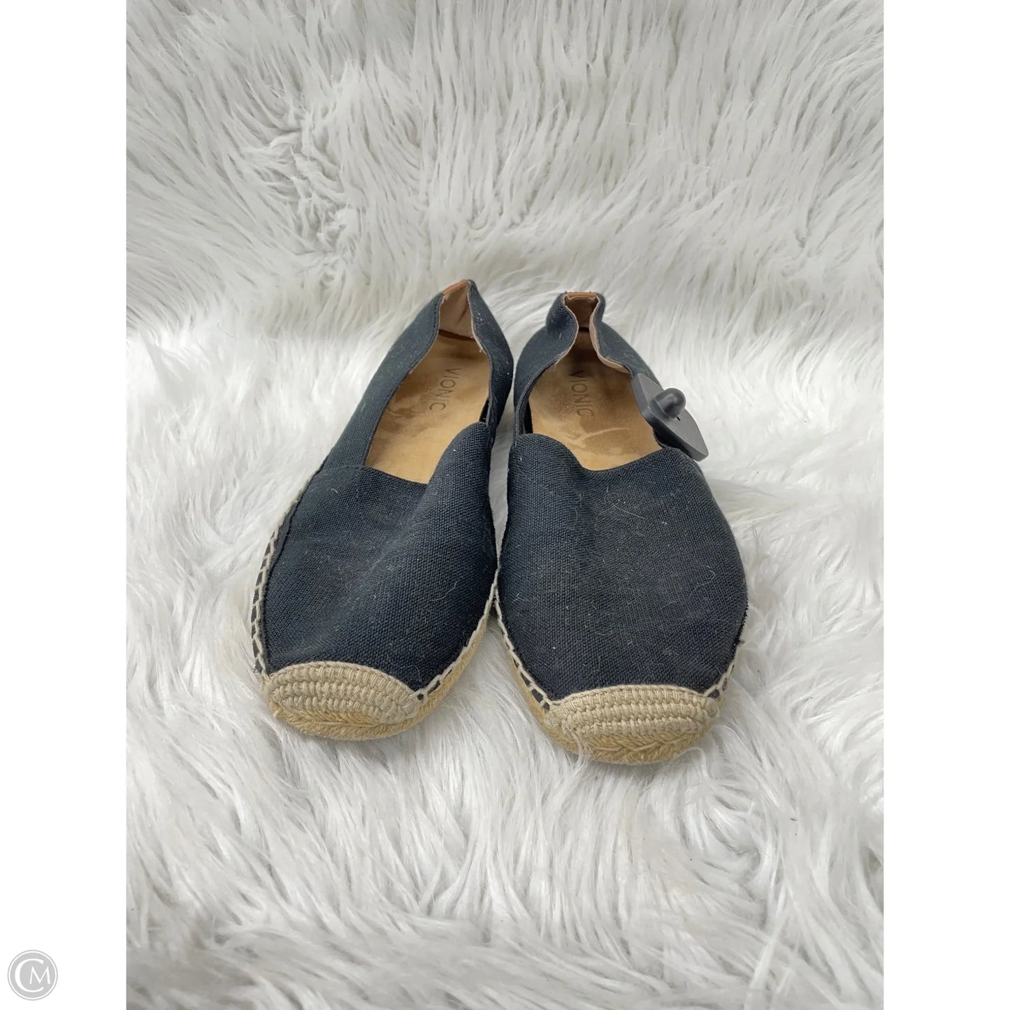Shoes Flats By Vionic In Black & Tan, Size: 9