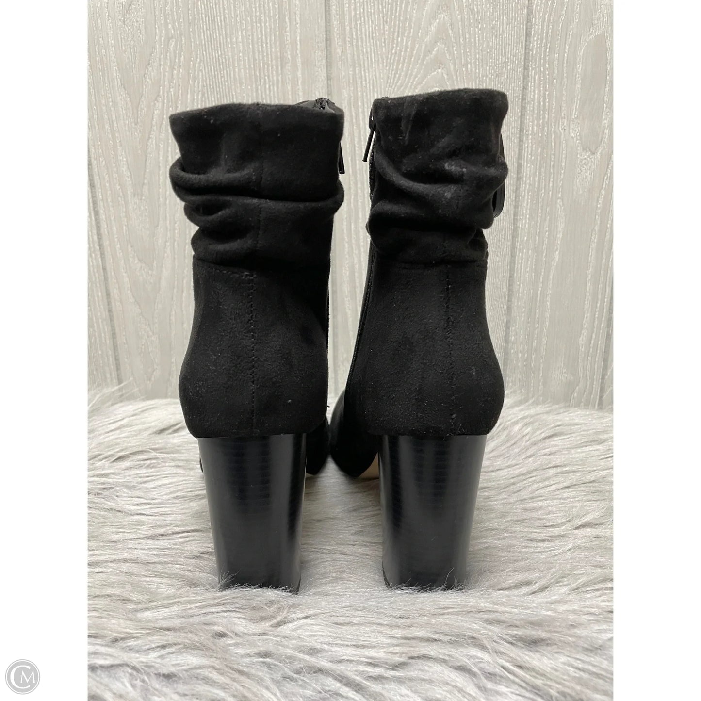 Sandals Heels Block By New York And Co In Black, Size: 9.5