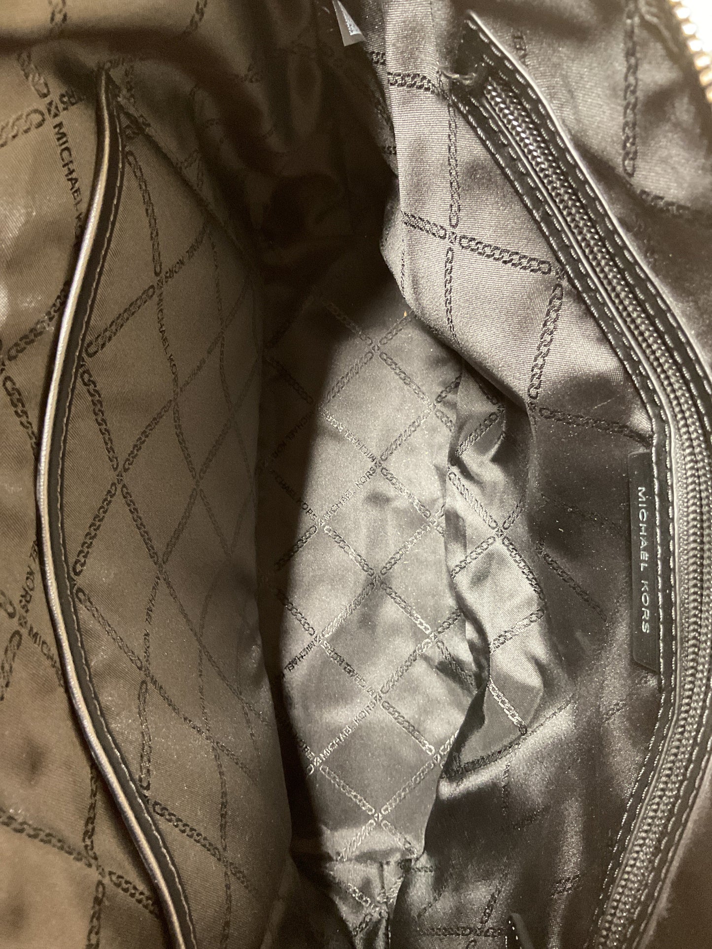 Handbag Designer By Michael Kors In Grey, Size:Large