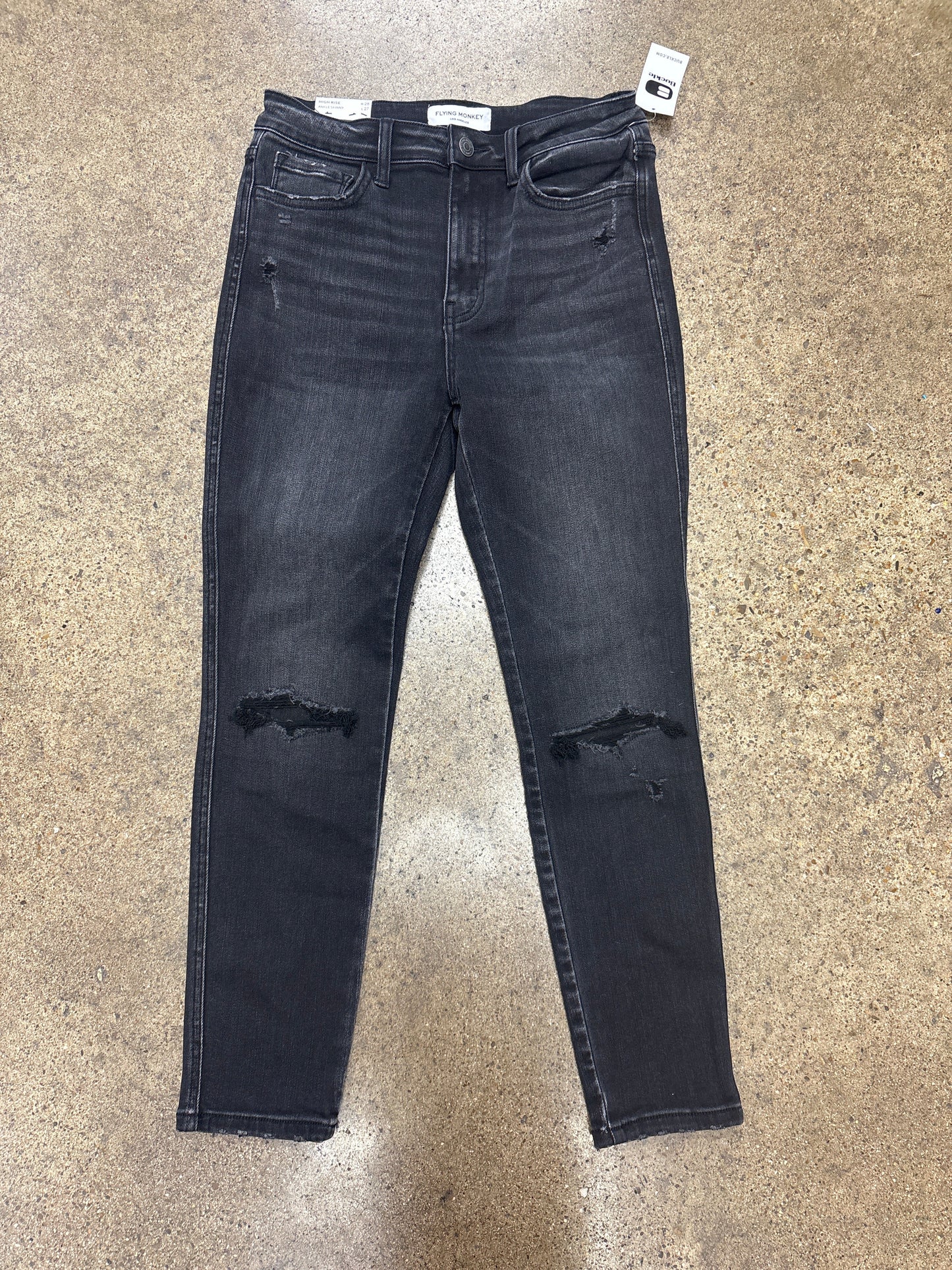 Jeans Skinny By Flying Monkey In Black, Size:6