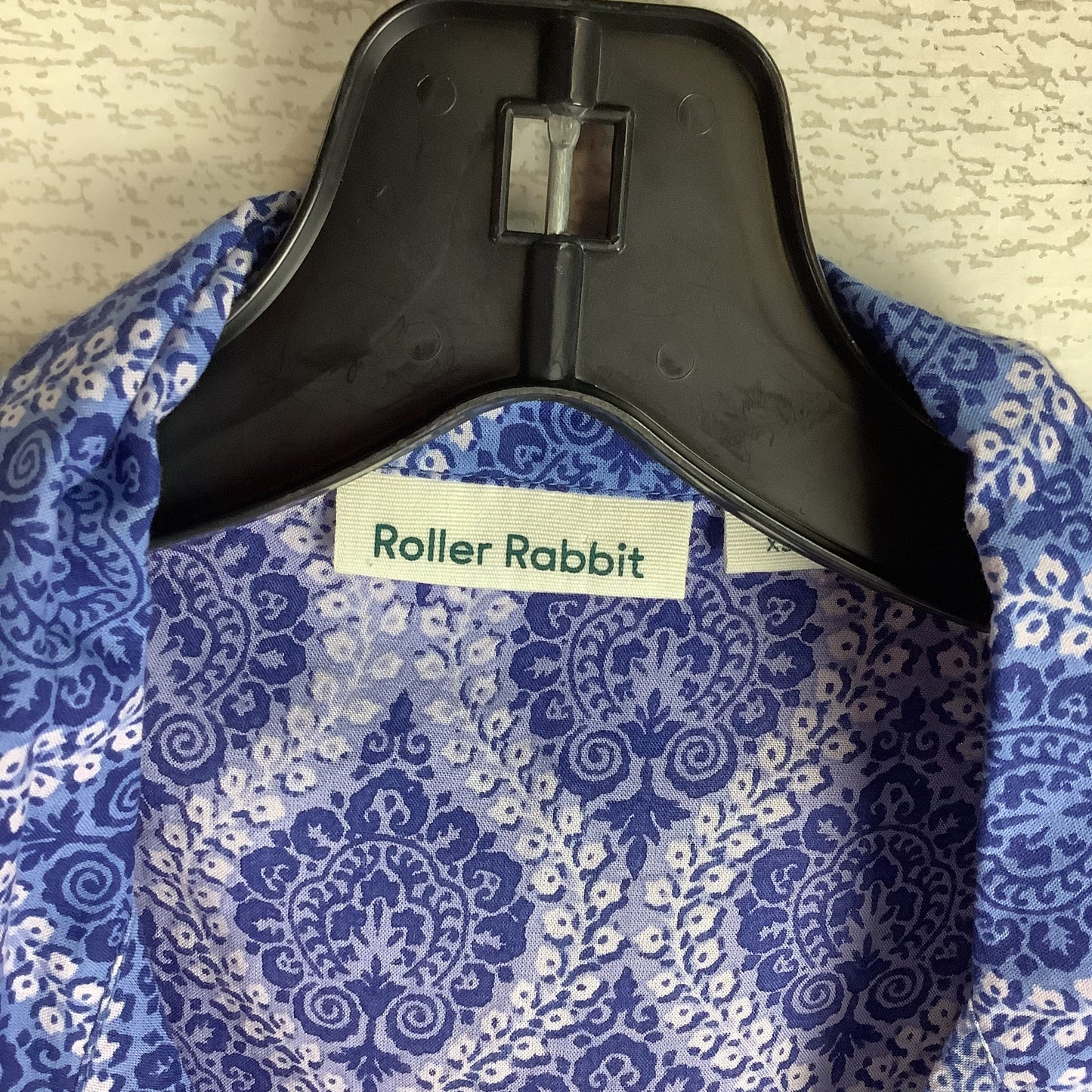 Top 3/4 Sleeve By Roller Rabbit In Blue, Size: Xs