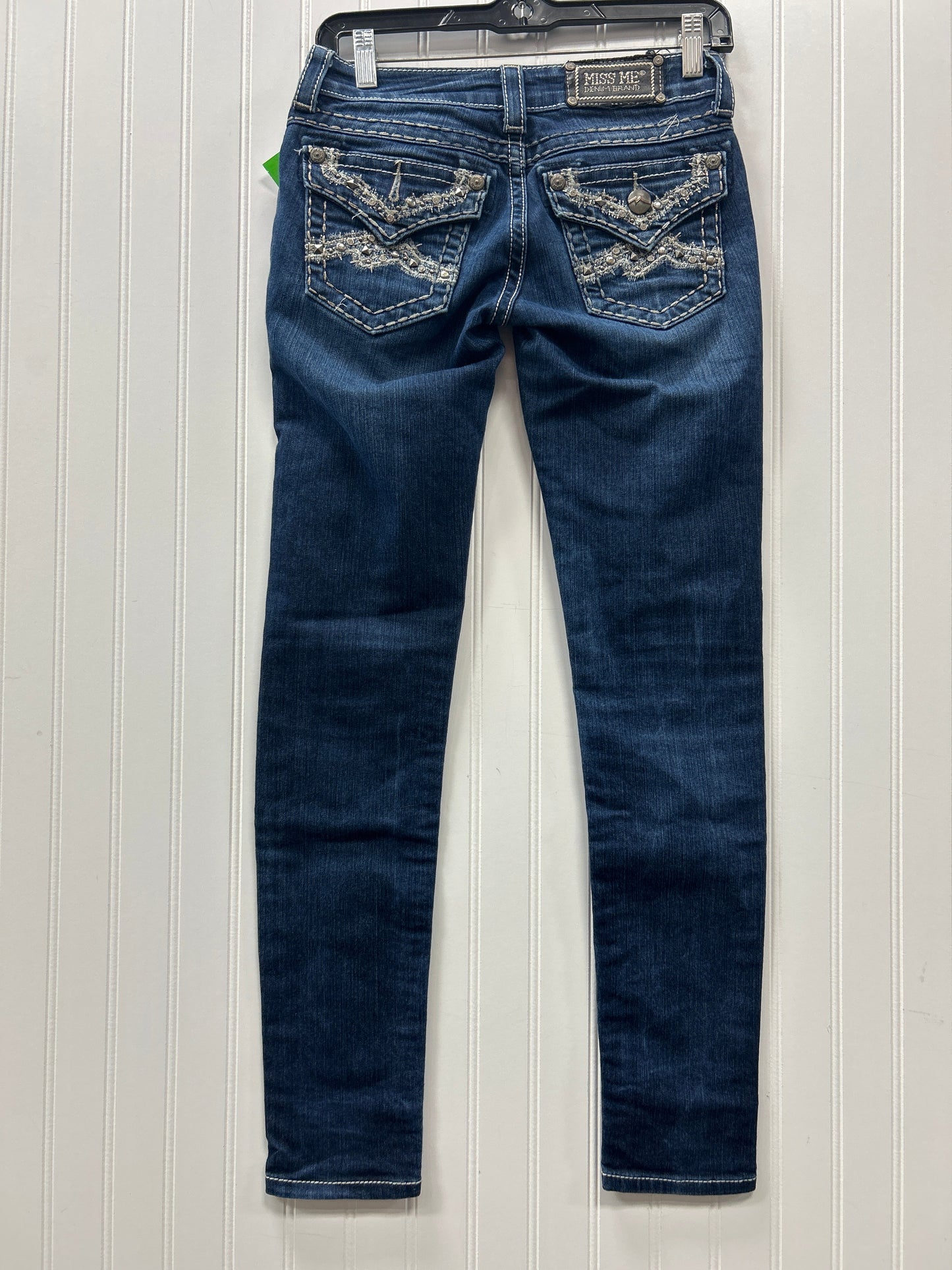 Jeans Skinny By Miss Me In Blue, Size:2