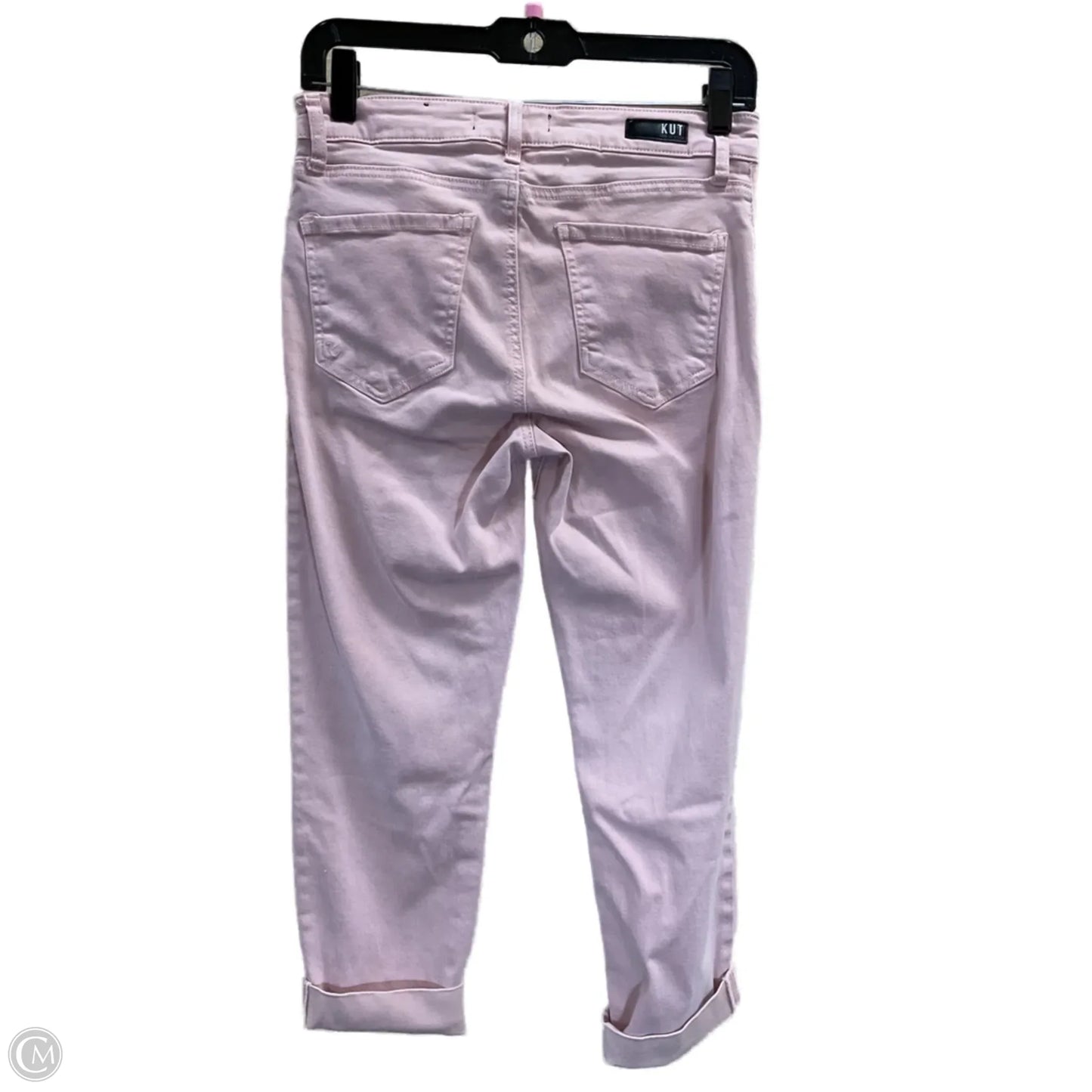 Jeans Cropped By Kut In Pink, Size: 6