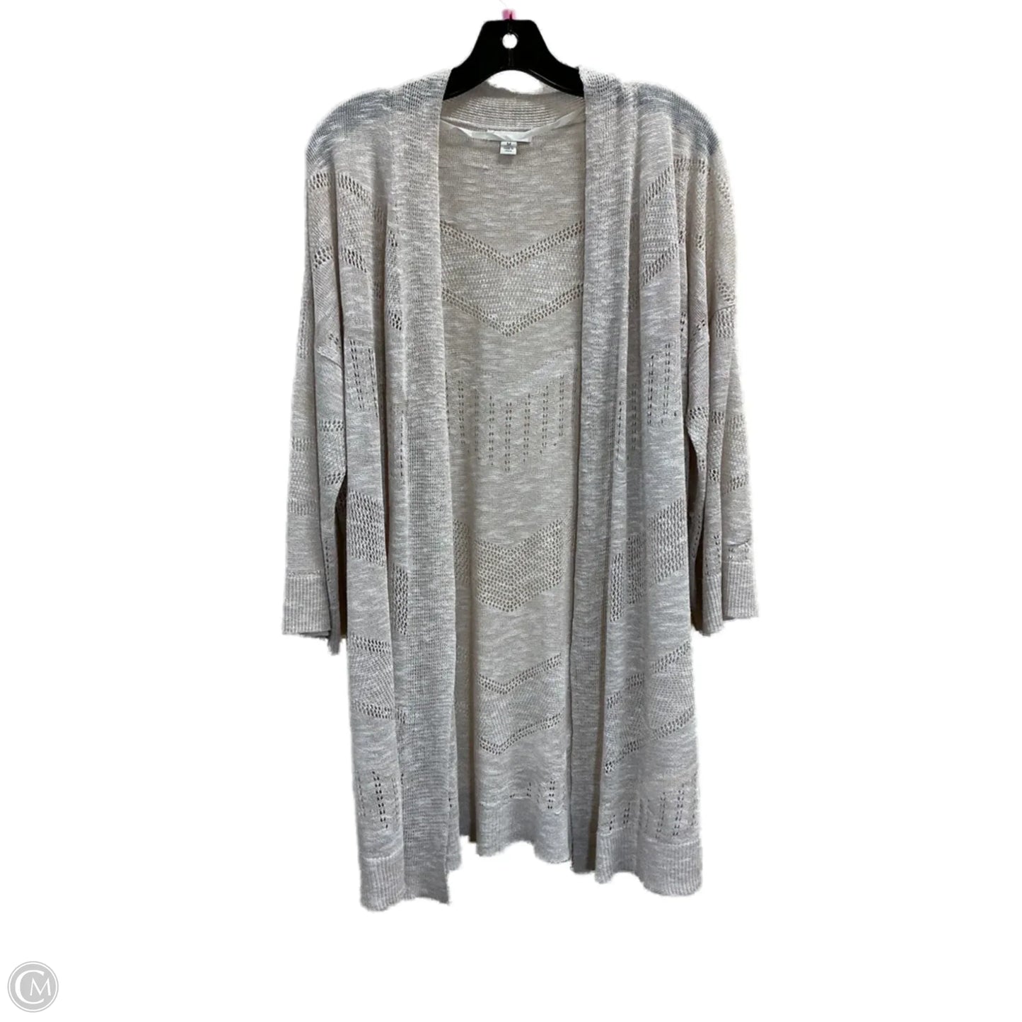 Cardigan By Dressbarn In Beige, Size: M